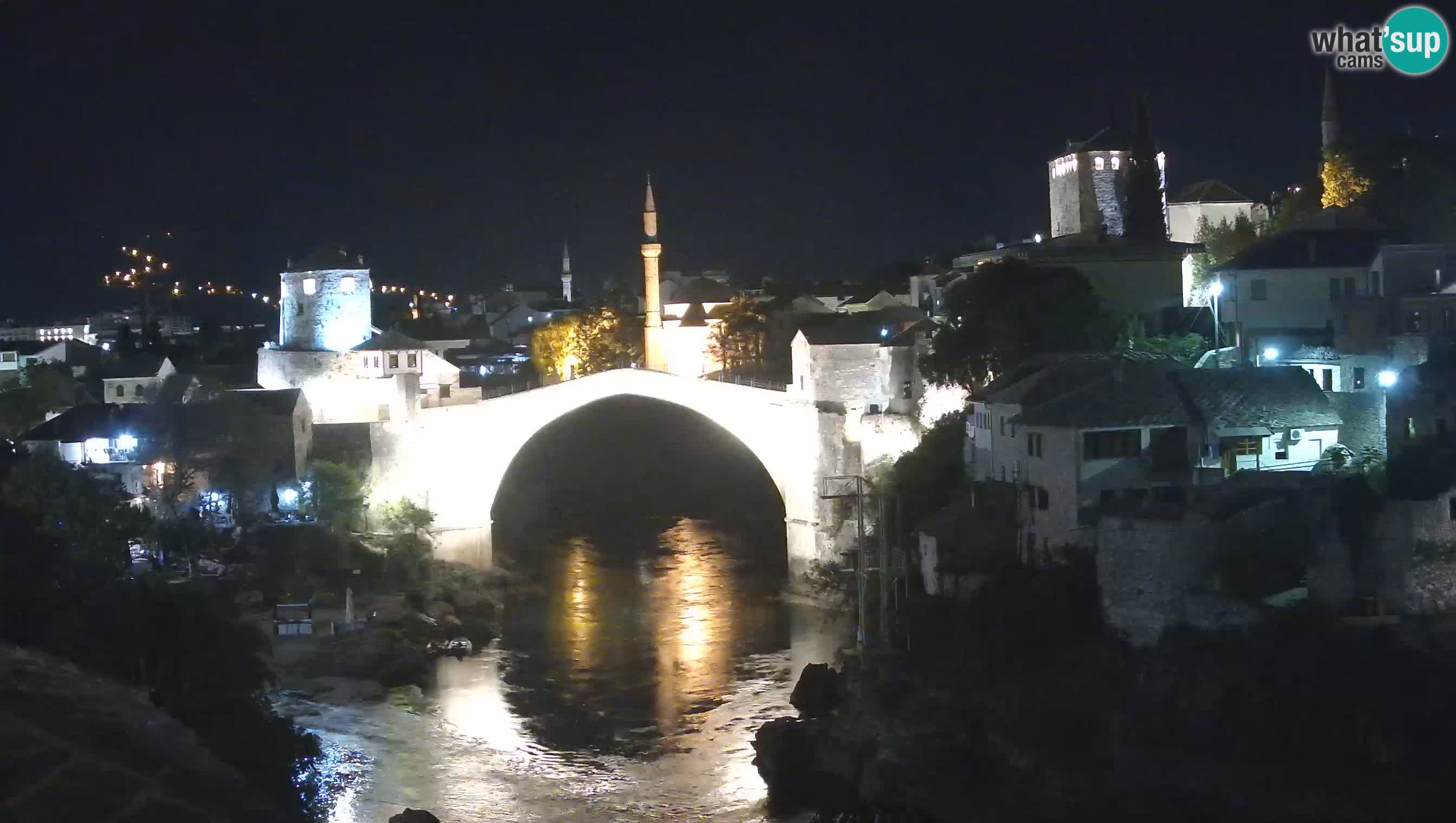 Cámara web de Mostar – El Viejo Puente sobre el río Neretva