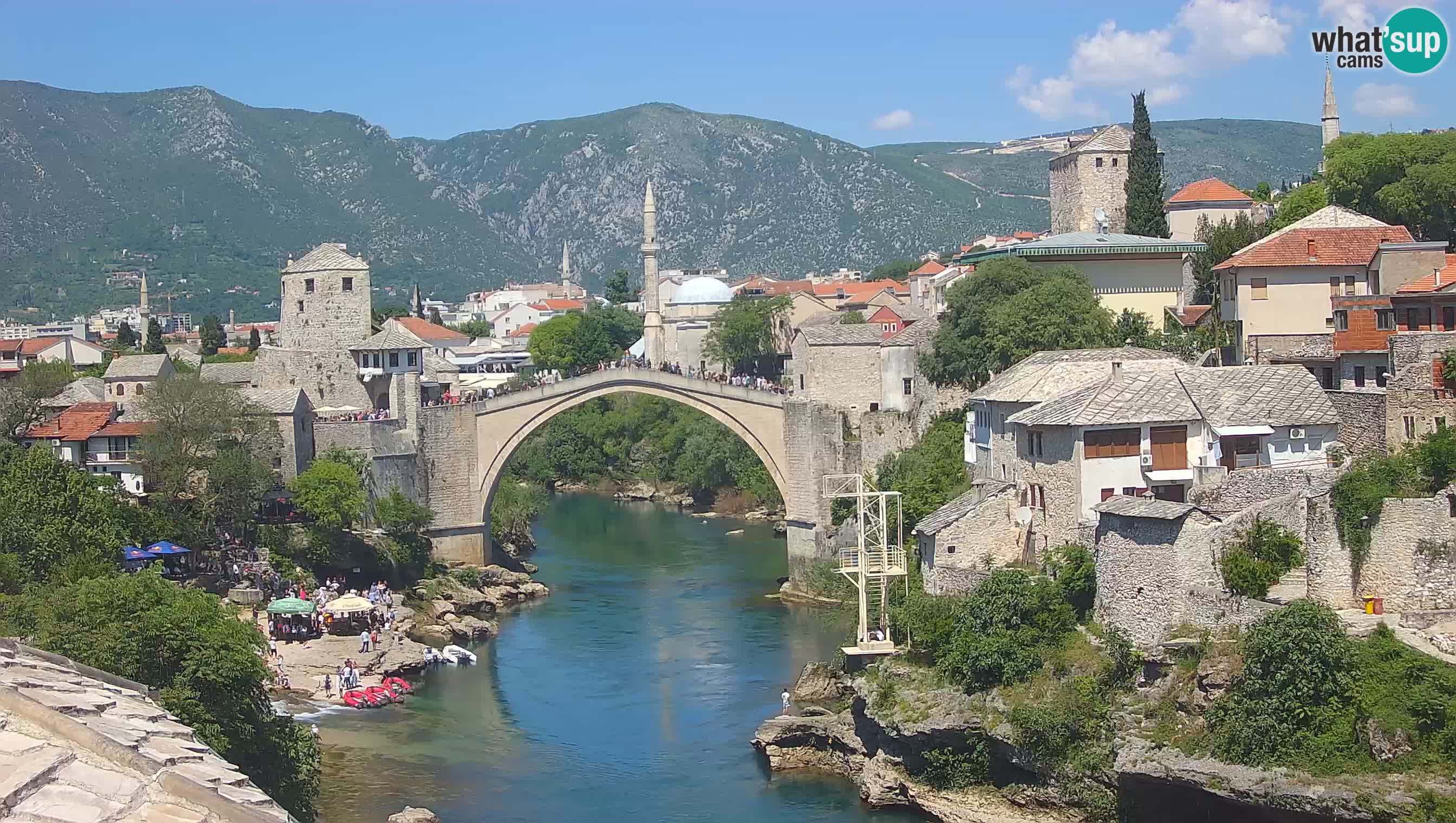 Mostar webcam – LIVE Old Bridge and Neretva river