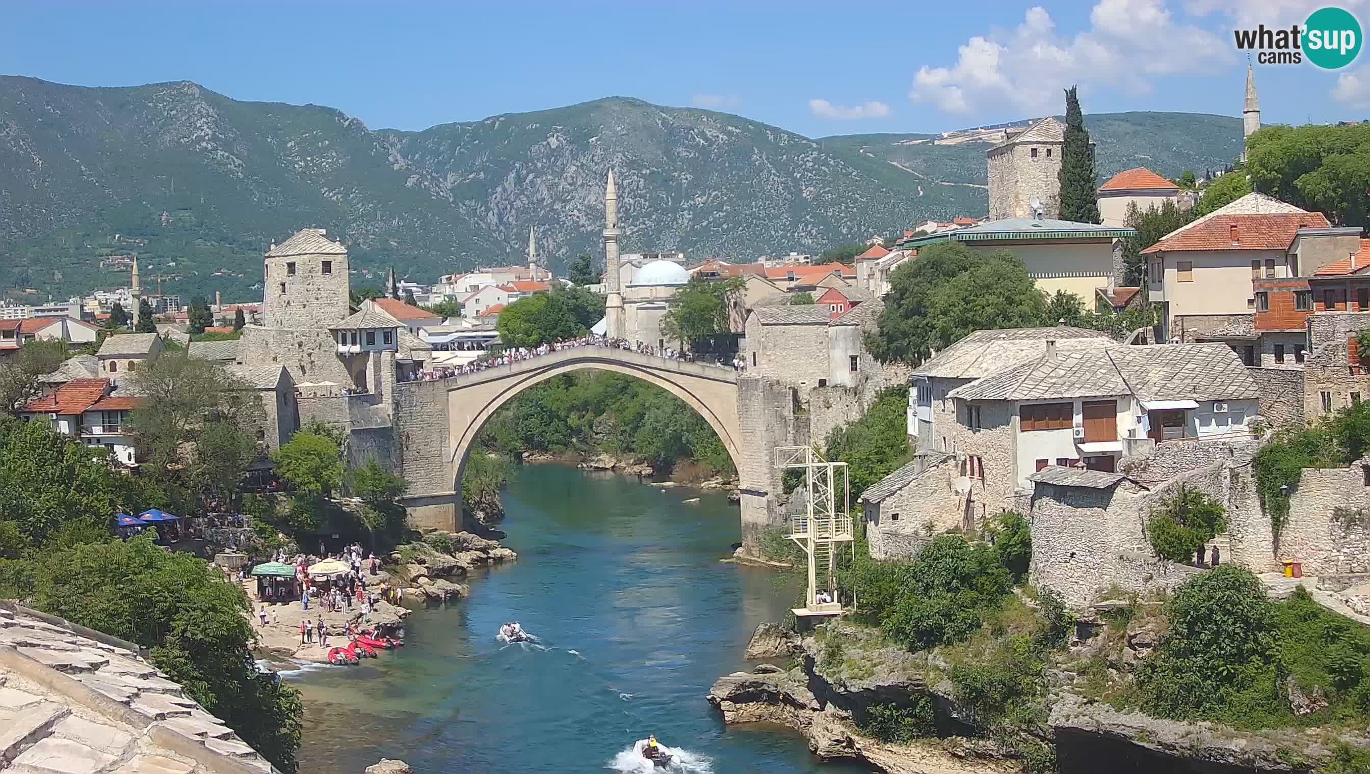 Mostar webcam – LIVE Old Bridge and Neretva river