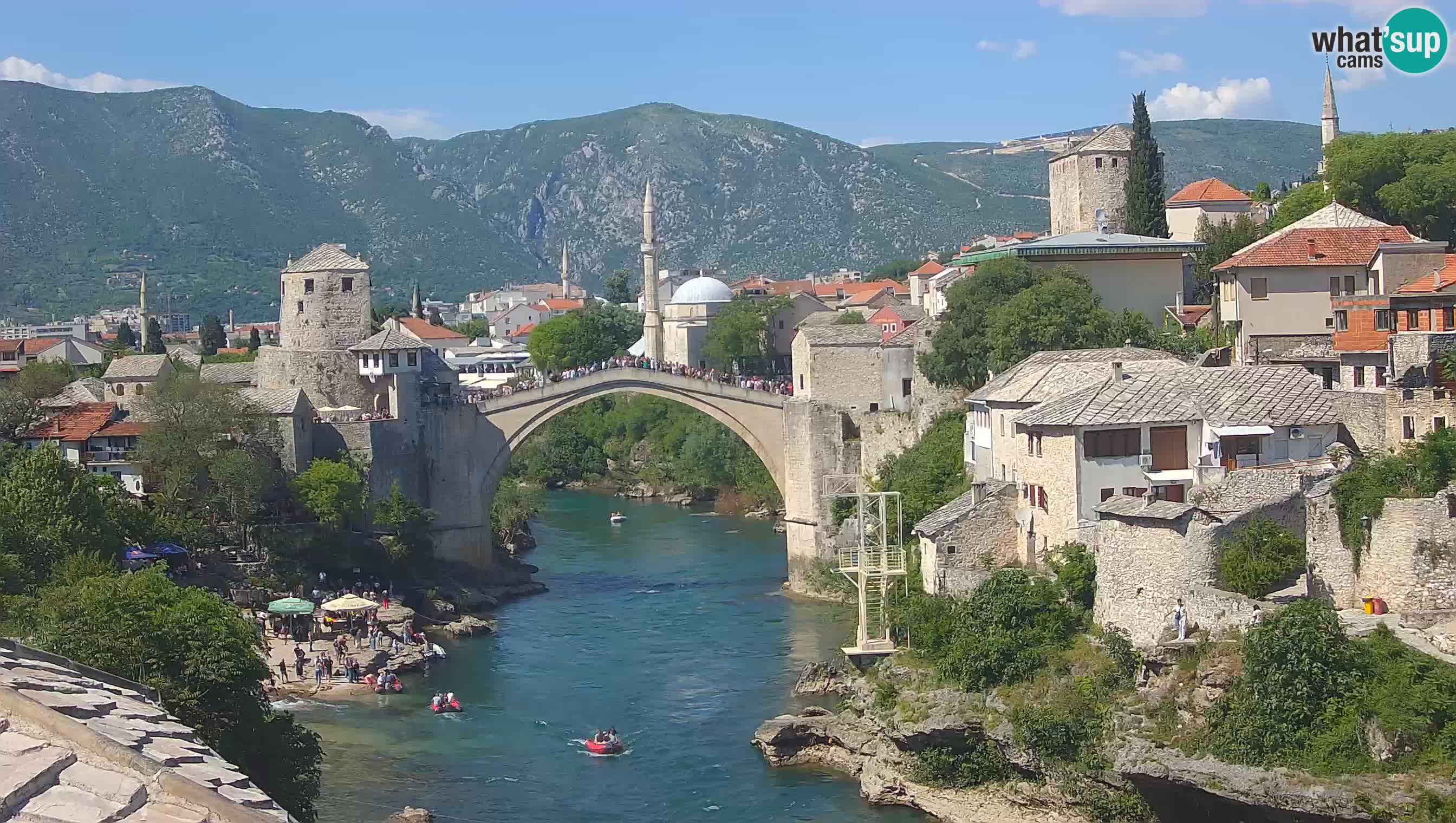 Spletna kamera Mostar – Stari Most in reka Neretva