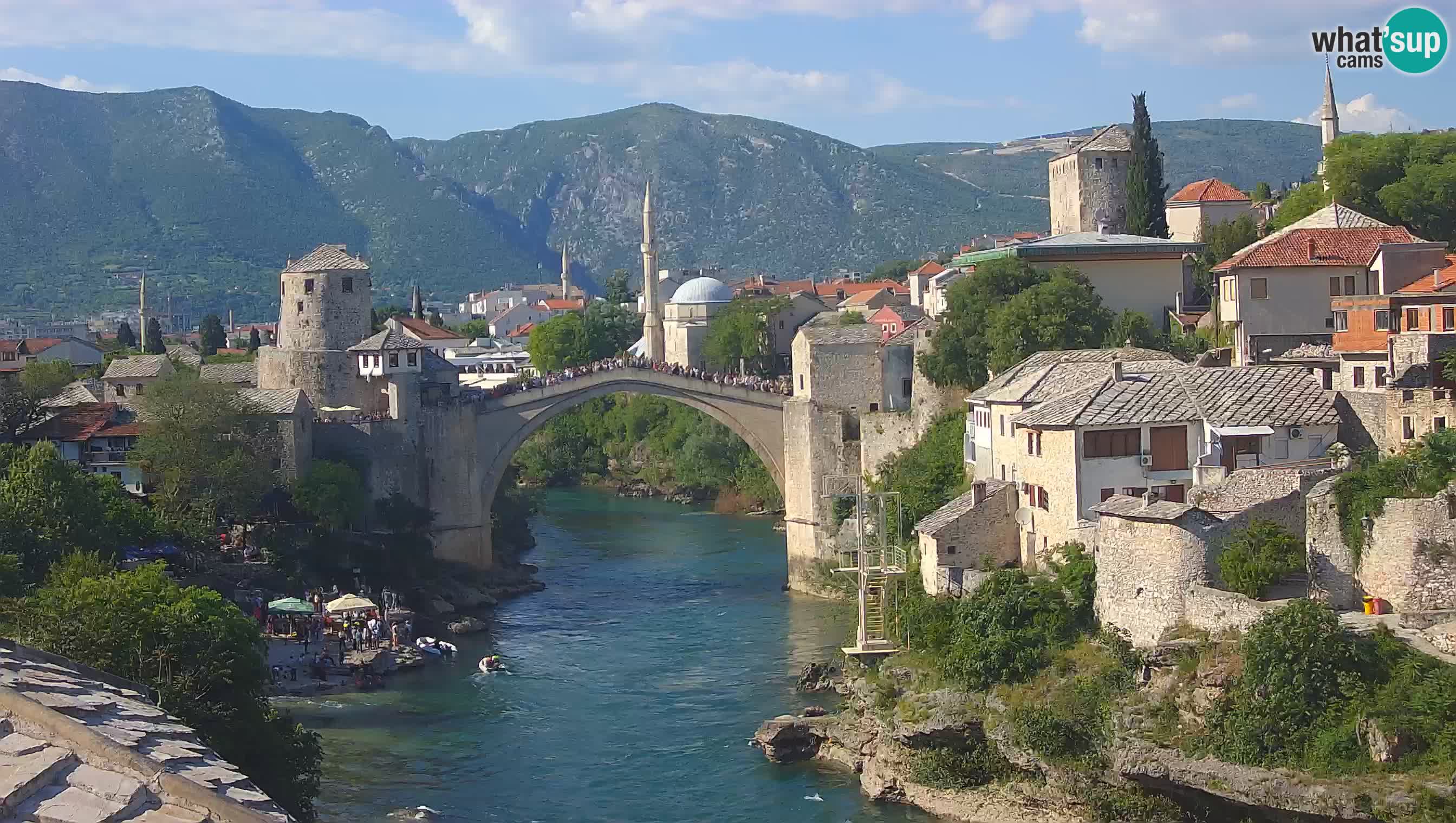 Spletna kamera Mostar – Stari Most in reka Neretva