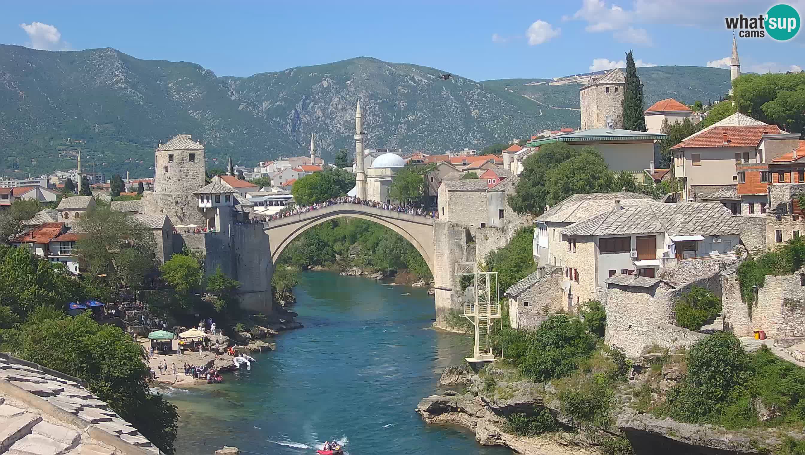 Mostar webcam – LIVE Old Bridge and Neretva river