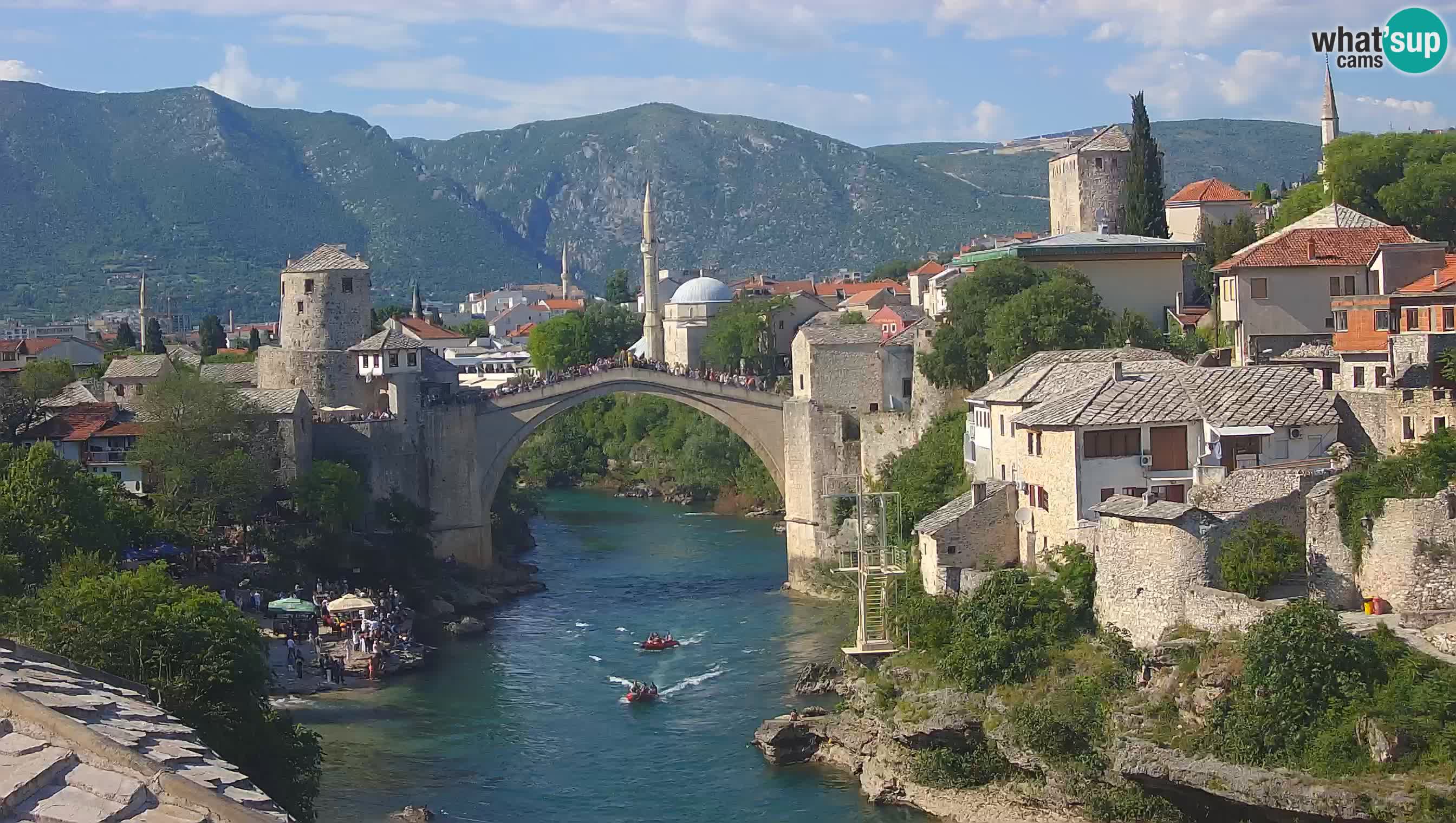 Mostar webcam – LIVE Old Bridge and Neretva river