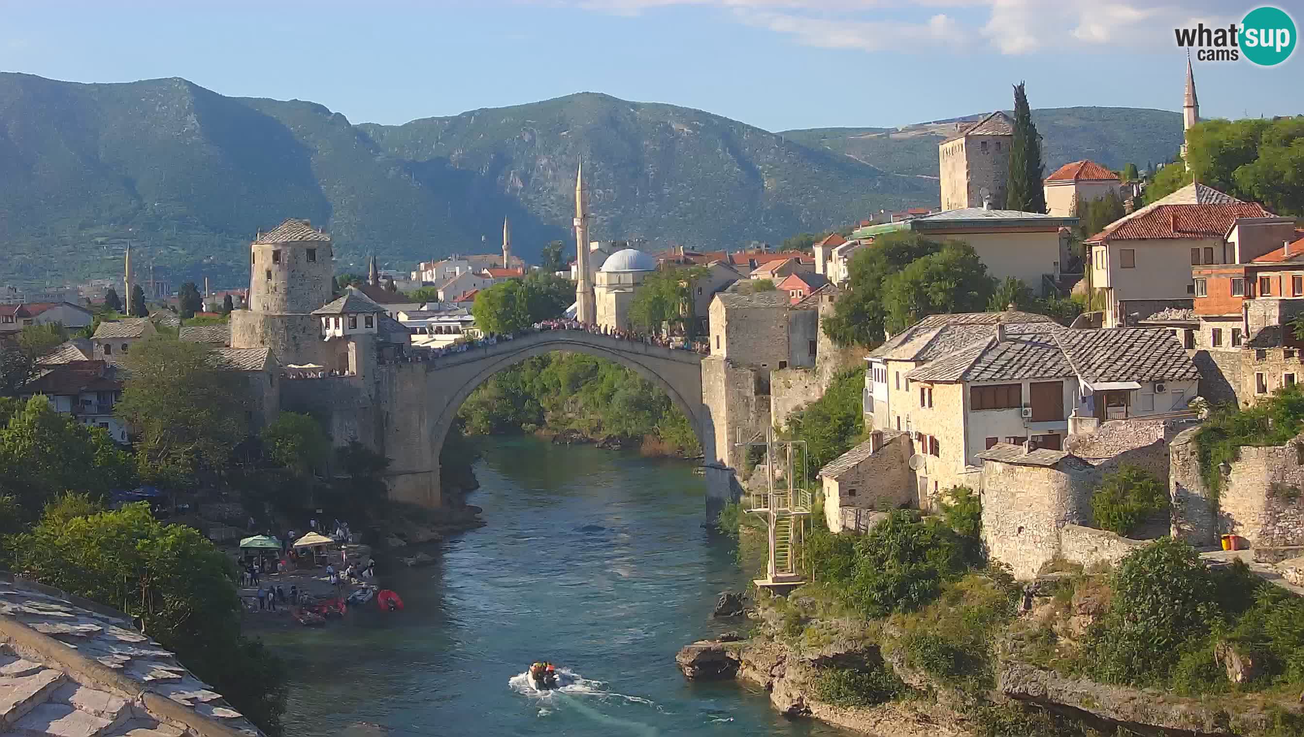 Webcam Mostar – Il Ponte Vecchio sul fiume Neretva