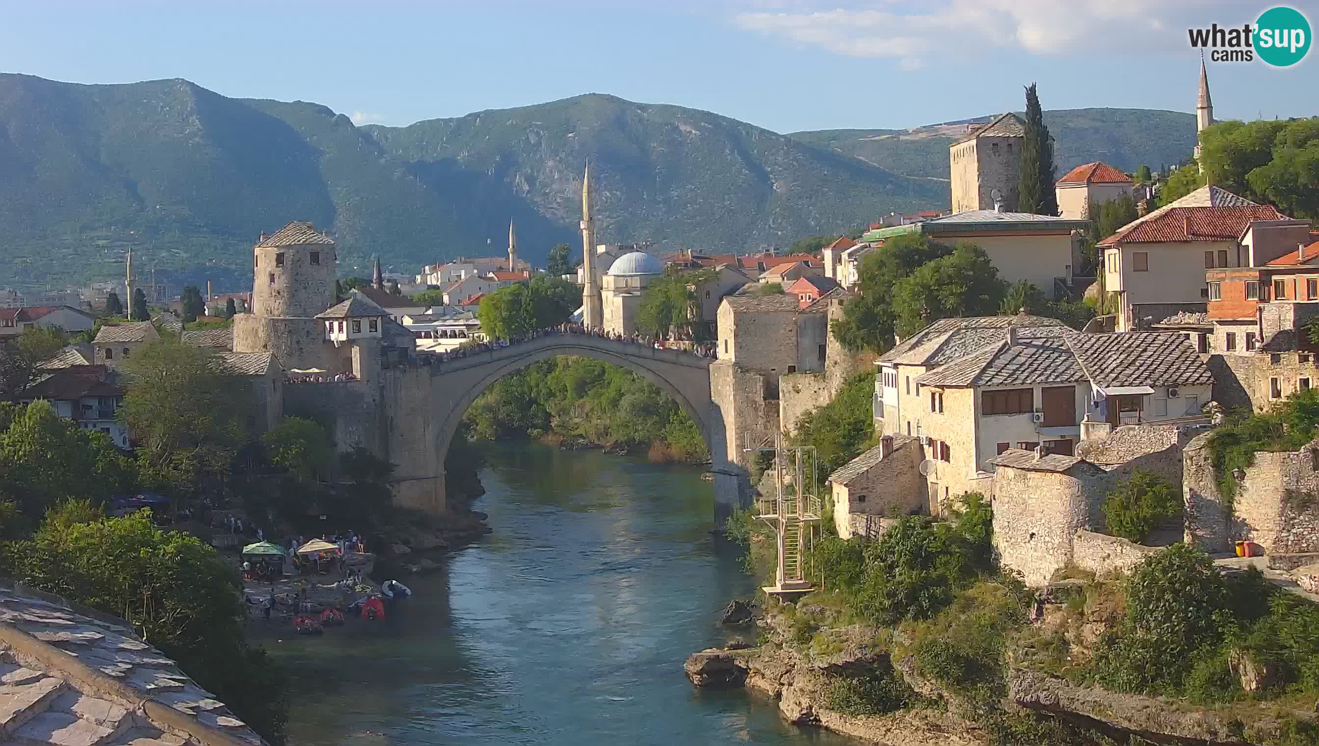 Webcam Mostar – Il Ponte Vecchio sul fiume Neretva