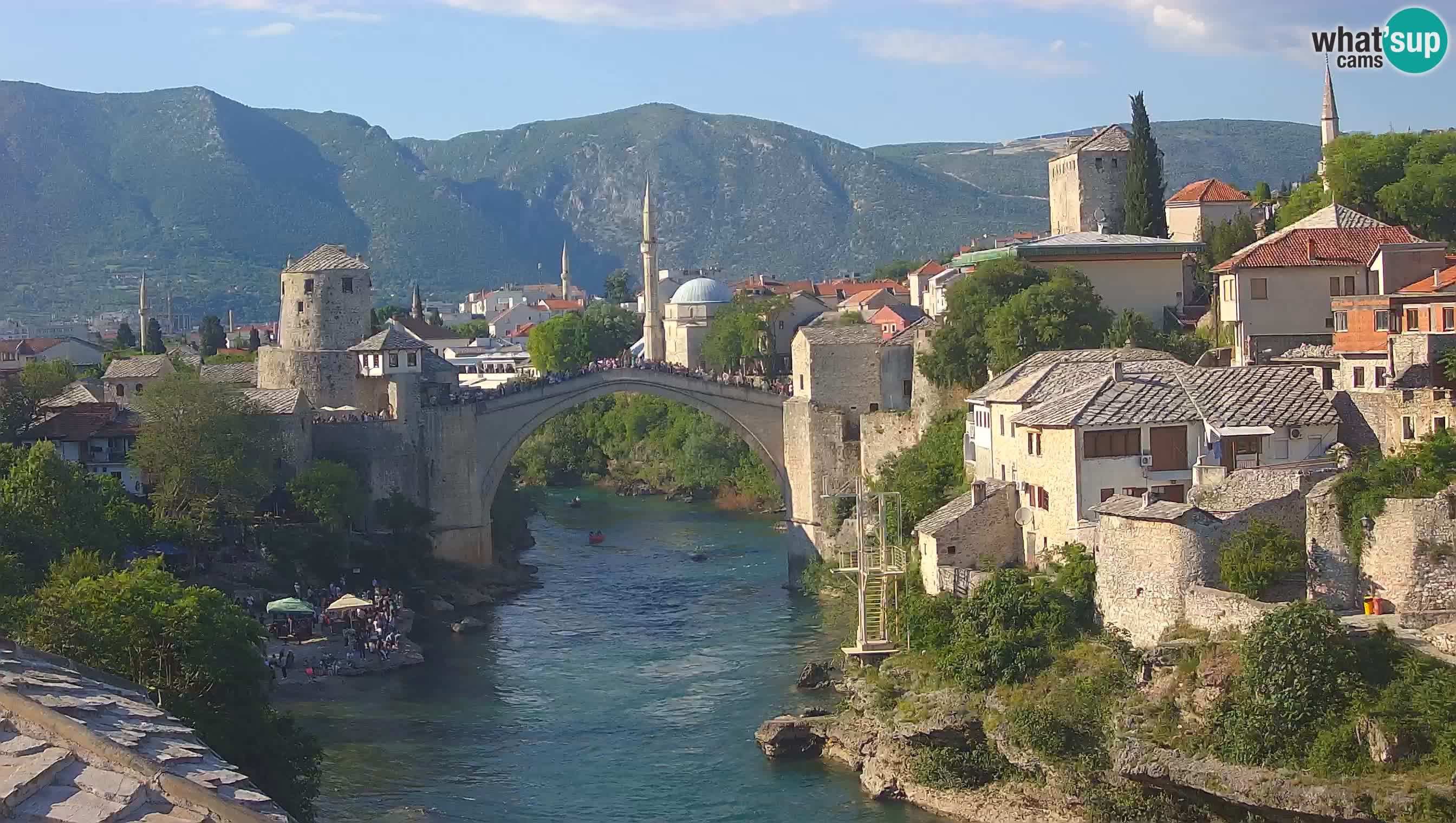Spletna kamera Mostar – Stari Most in reka Neretva