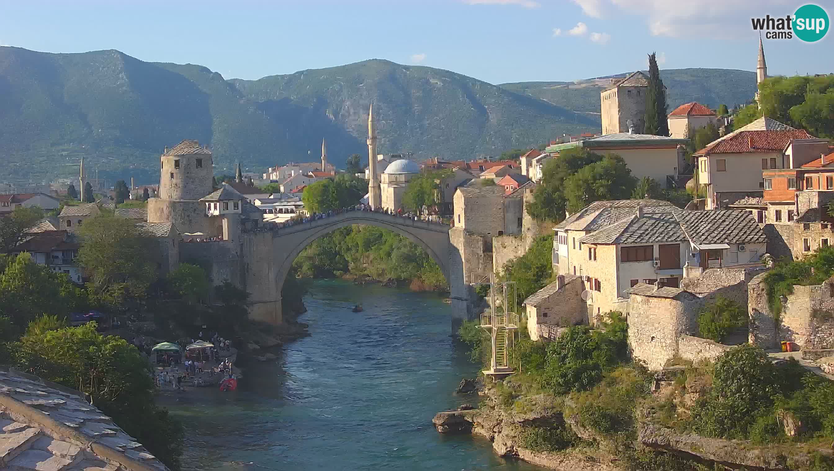 Mostar web kamera – Stari Most i rijeka Neretva – Goa Mostar