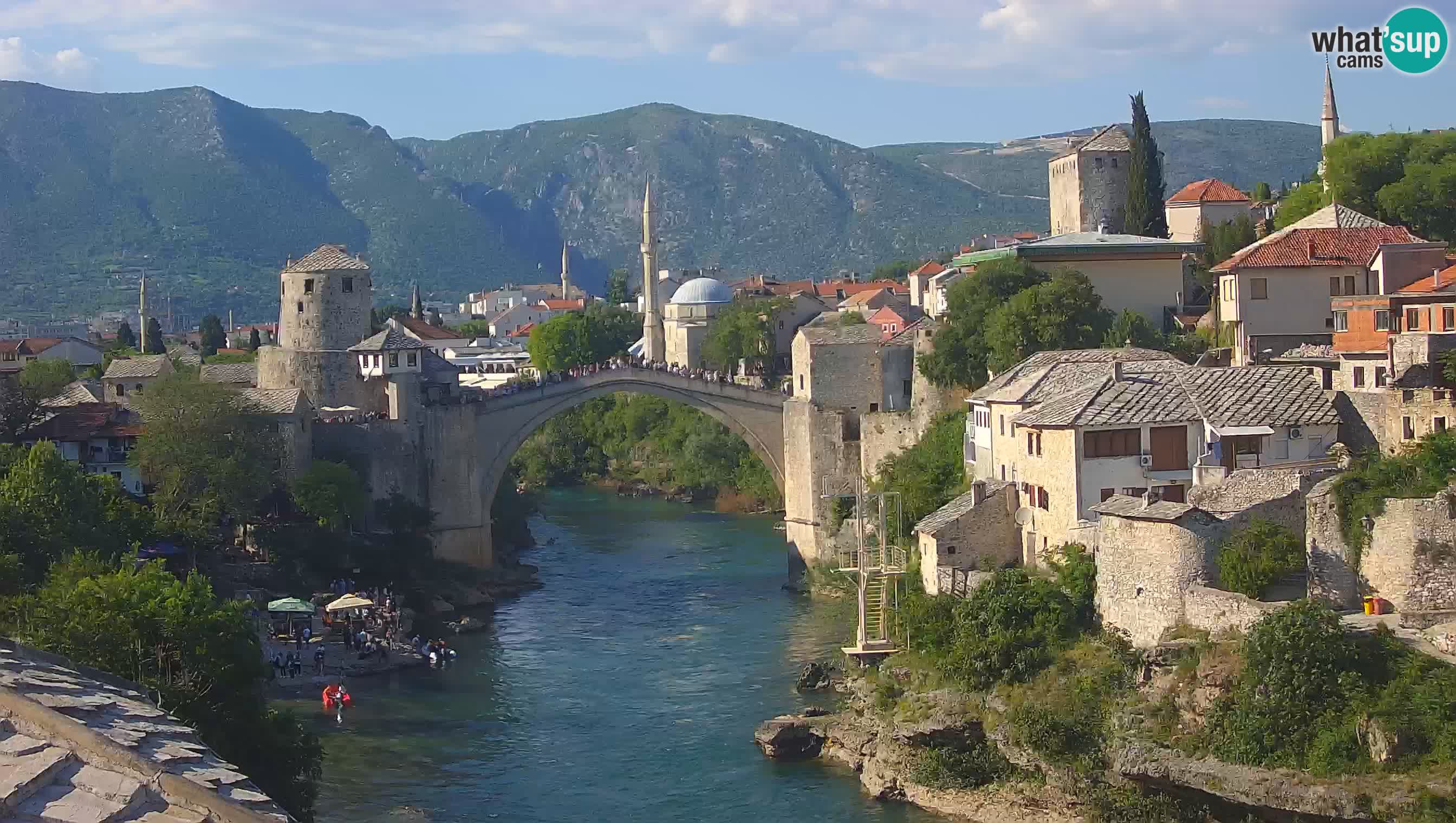 Mostar web kamera – Stari Most i rijeka Neretva – Goa Mostar