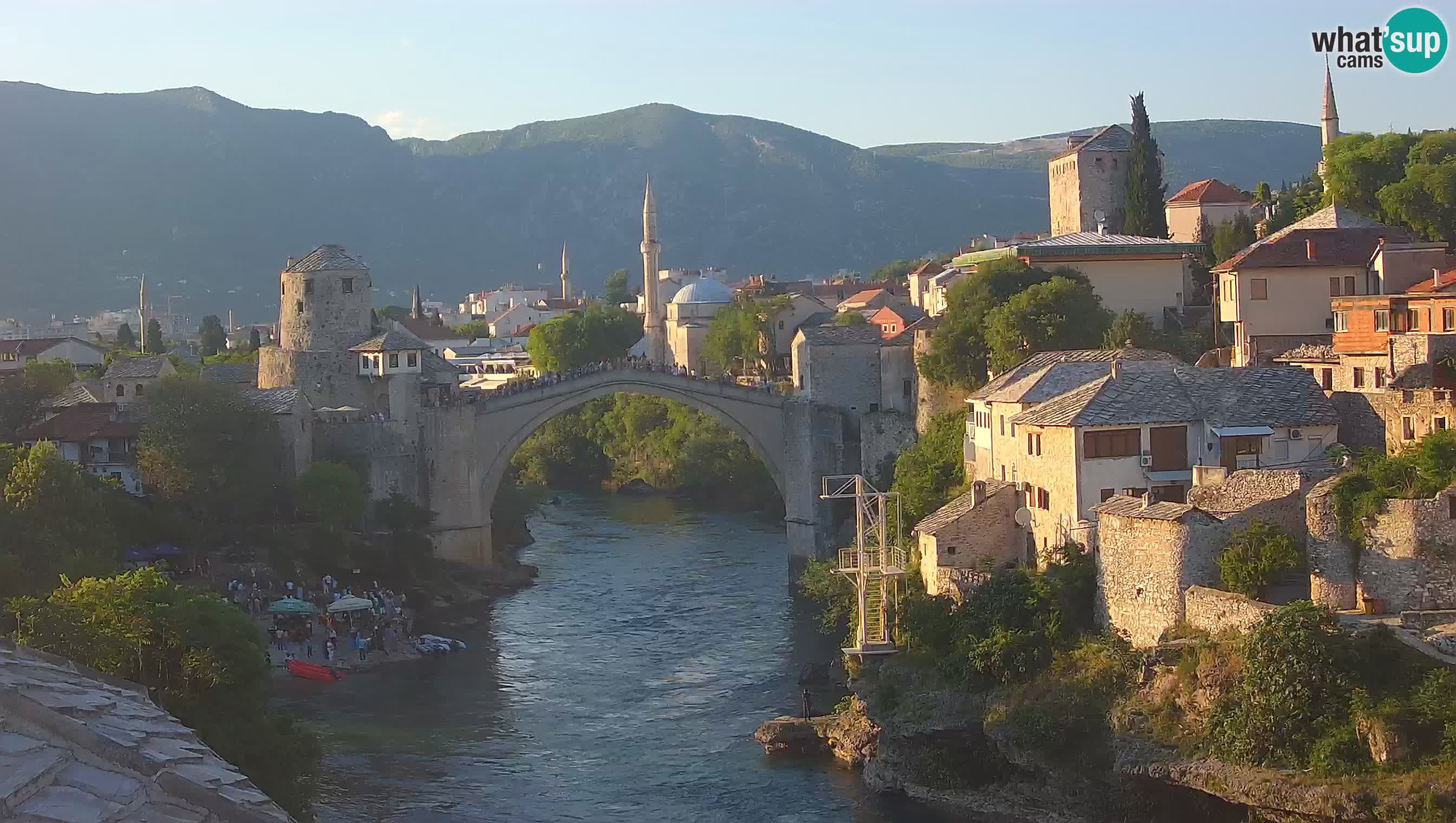 Mostar web kamera – Stari Most i rijeka Neretva – Goa Mostar
