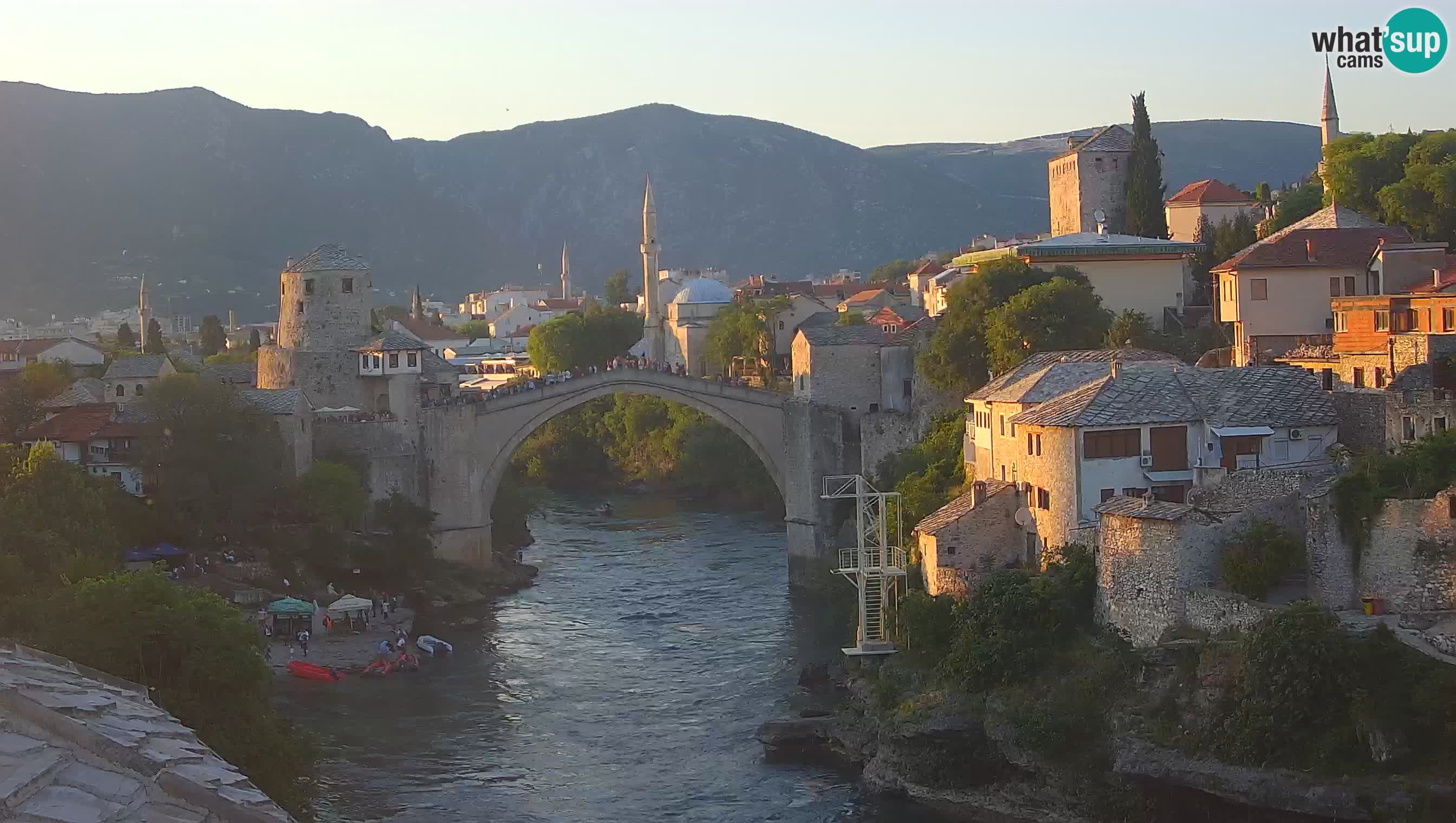Mostar webcam – LIVE Old Bridge and Neretva river