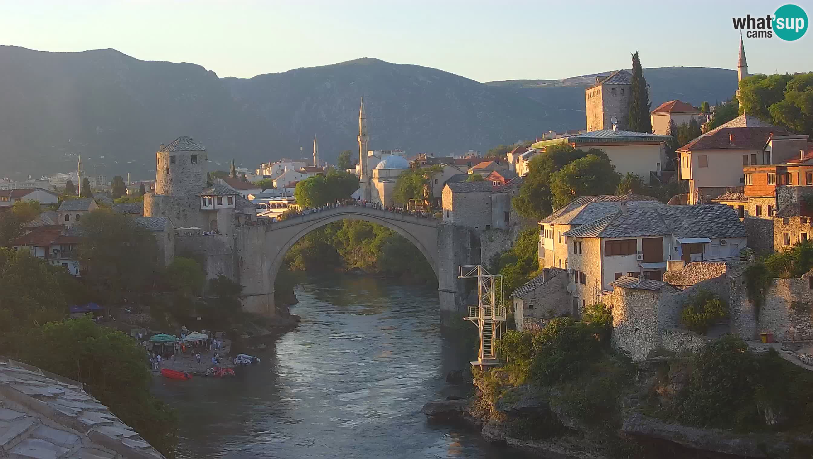 Webcam Mostar – Il Ponte Vecchio sul fiume Neretva