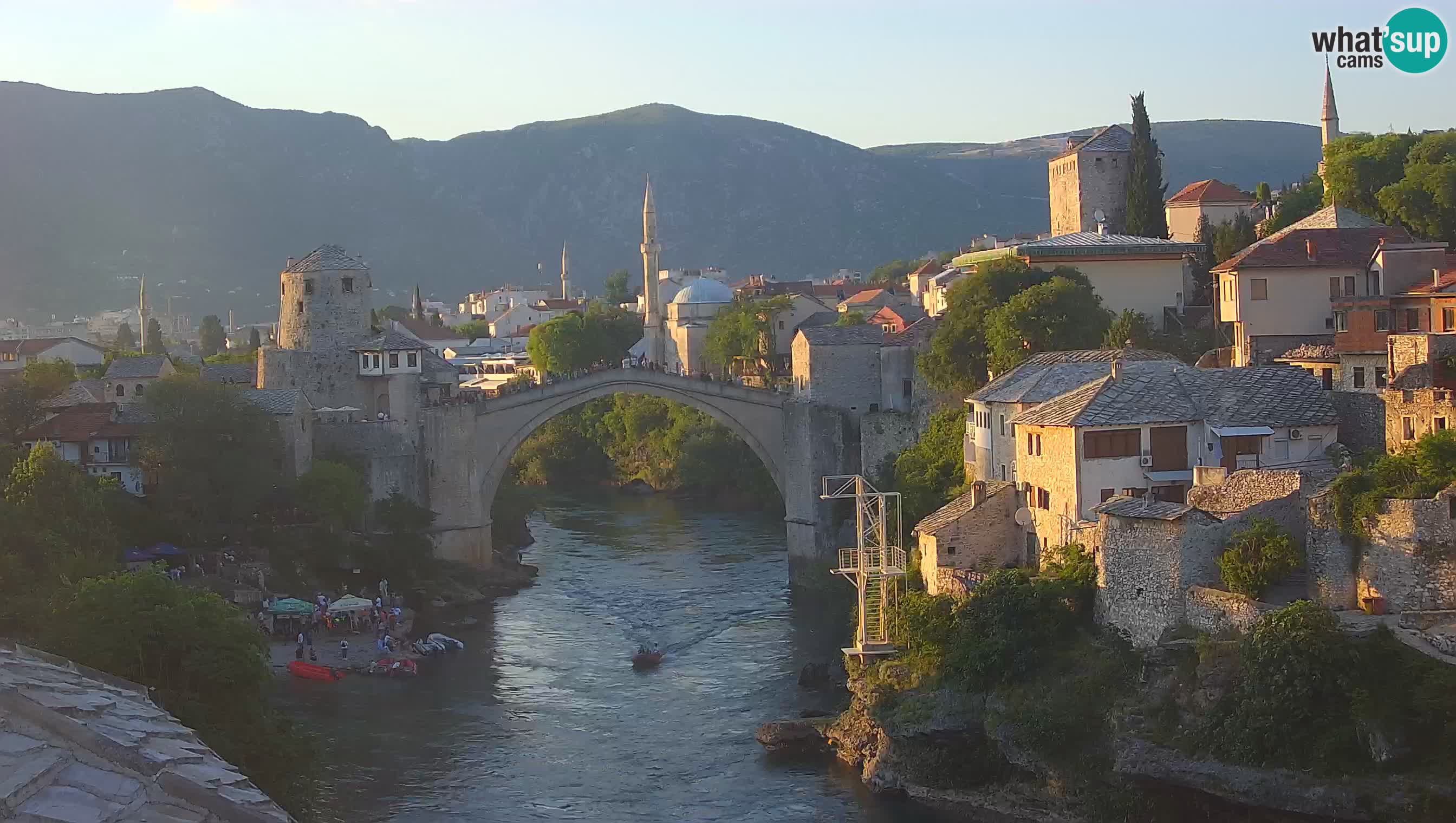 Mostar web kamera – Stari Most i rijeka Neretva – Goa Mostar