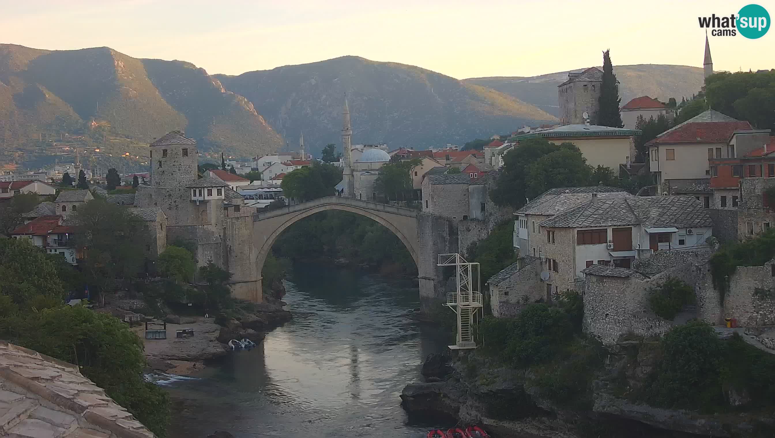 Mostar webcam – LIVE Old Bridge and Neretva river