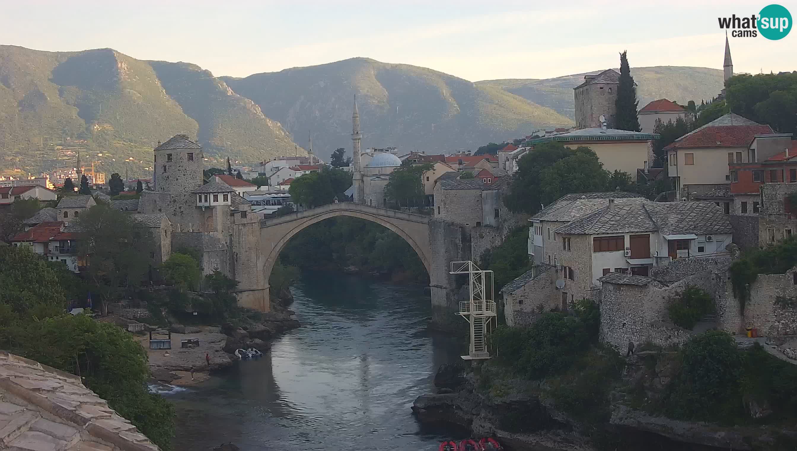 Mostar web kamera – Stari Most i rijeka Neretva – Goa Mostar