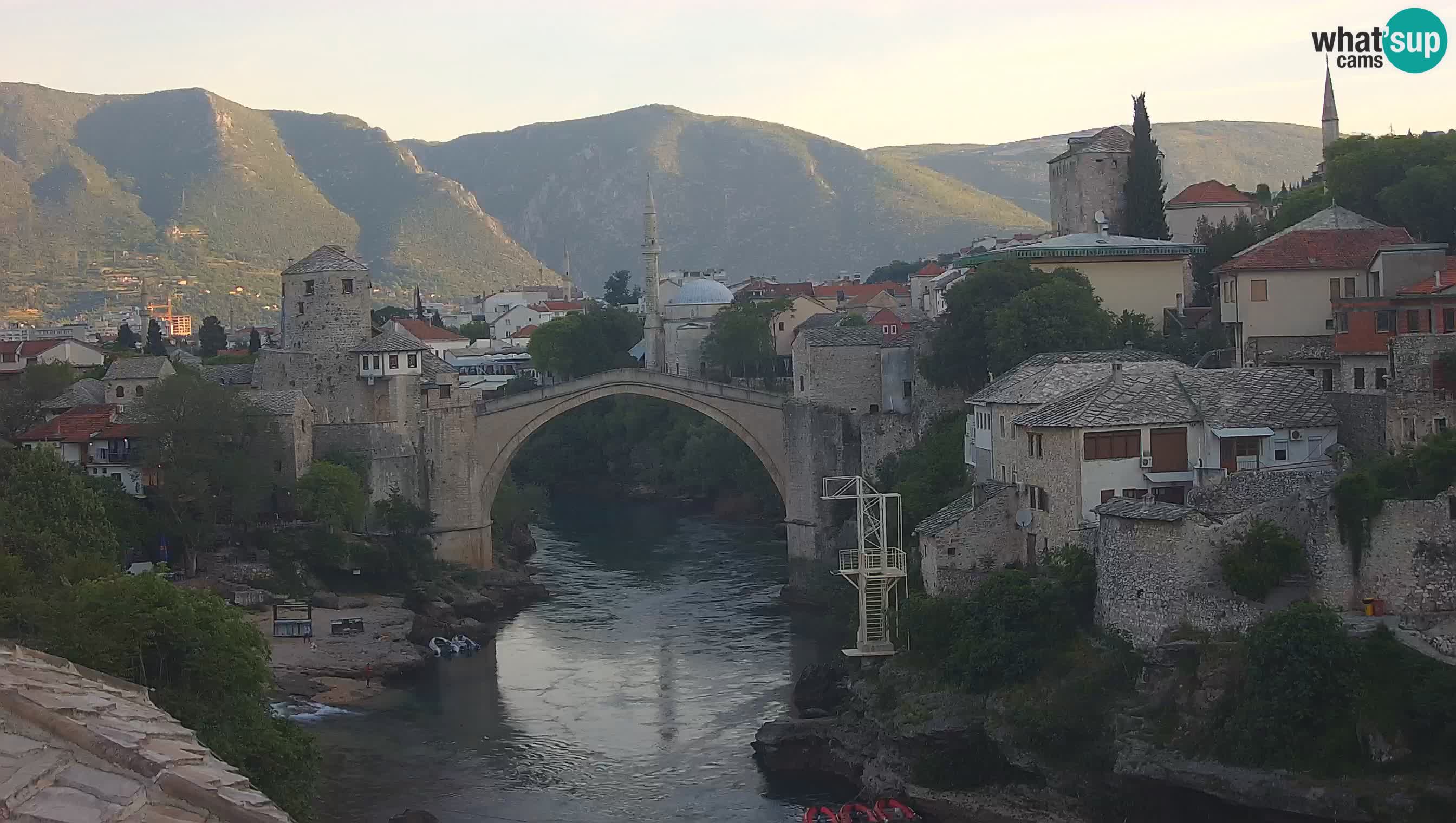 Webcam Mostar – Il Ponte Vecchio sul fiume Neretva