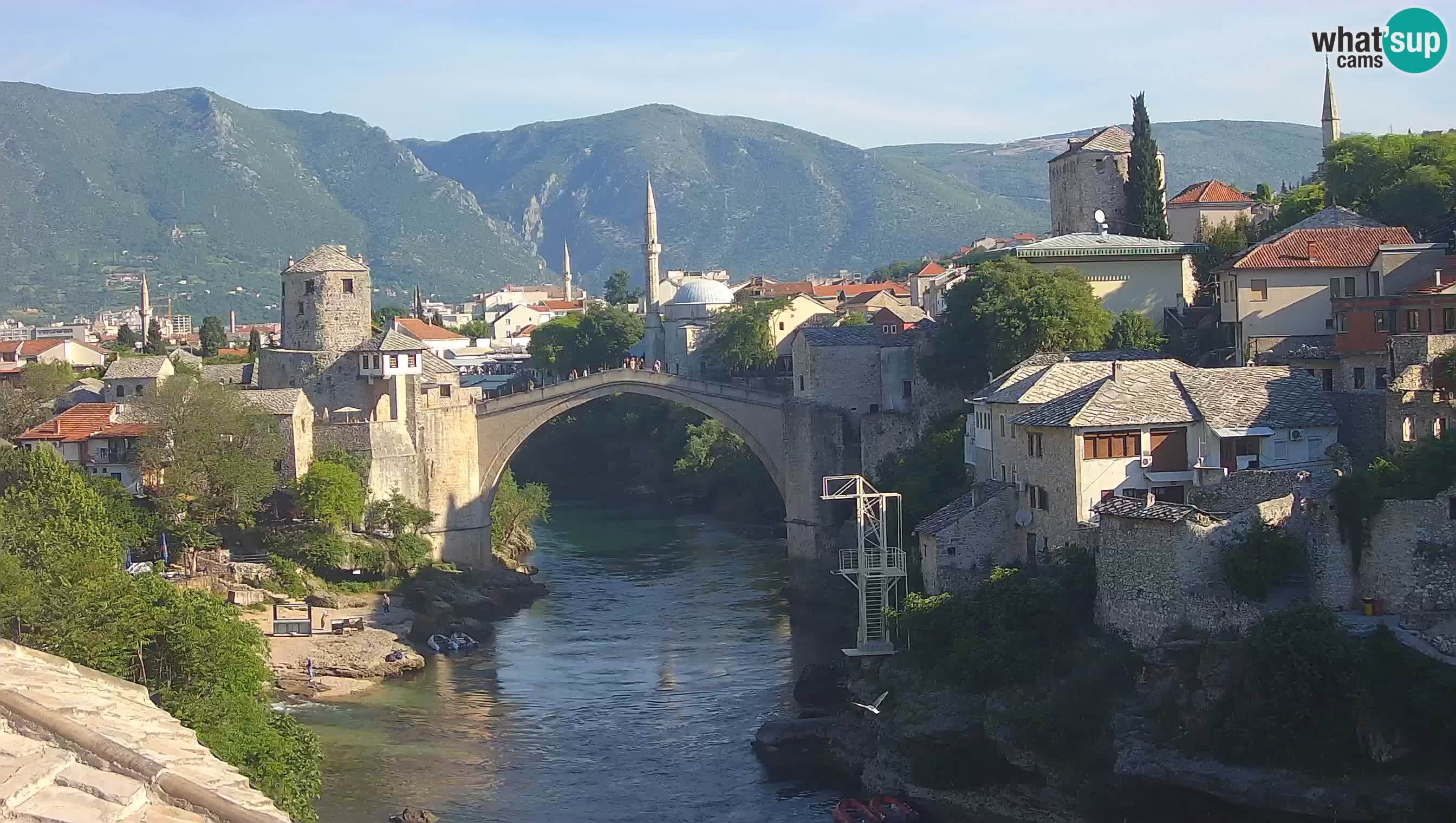 Spletna kamera Mostar – Stari Most in reka Neretva