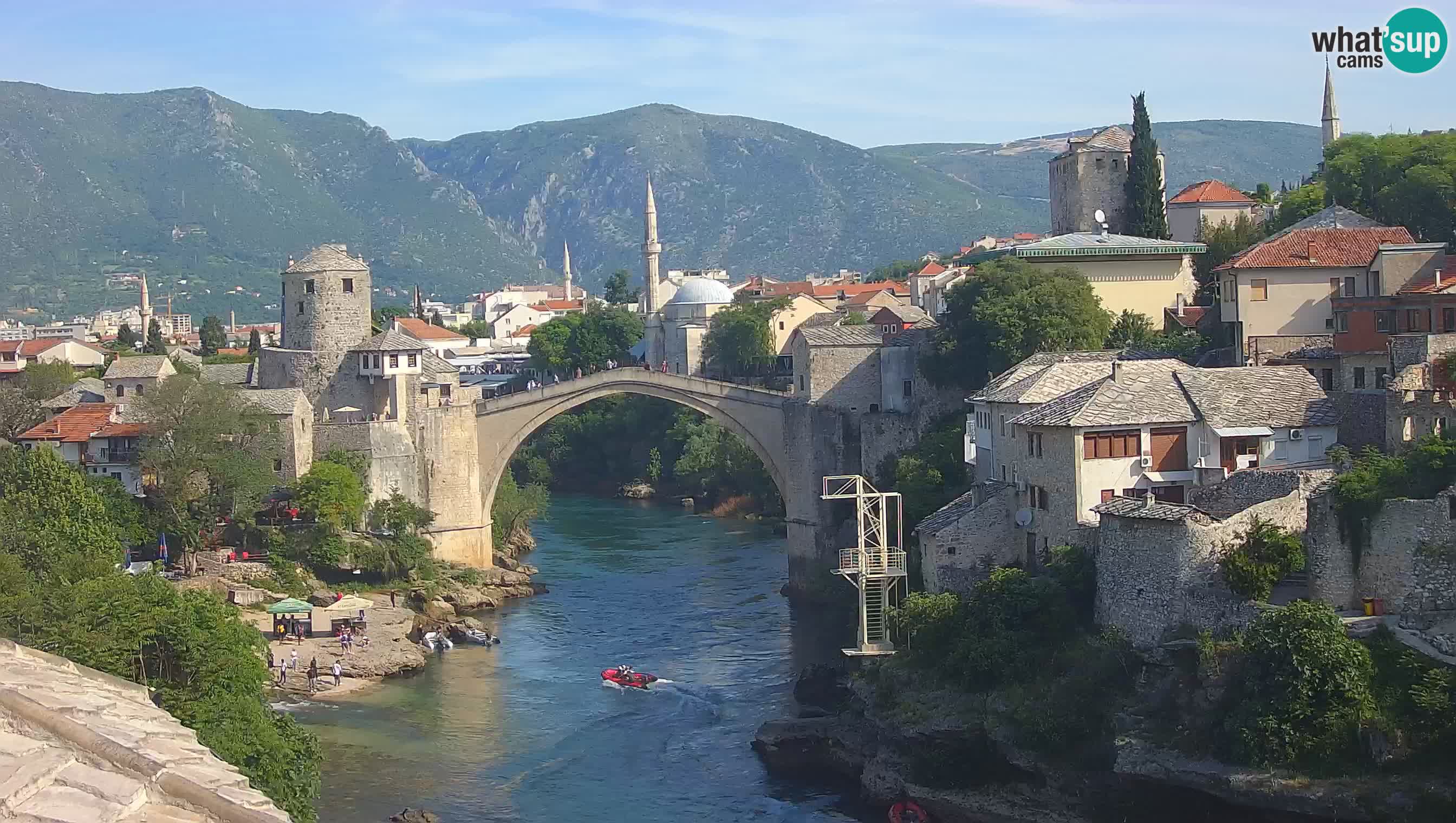 Mostar webcam – LIVE Old Bridge and Neretva river