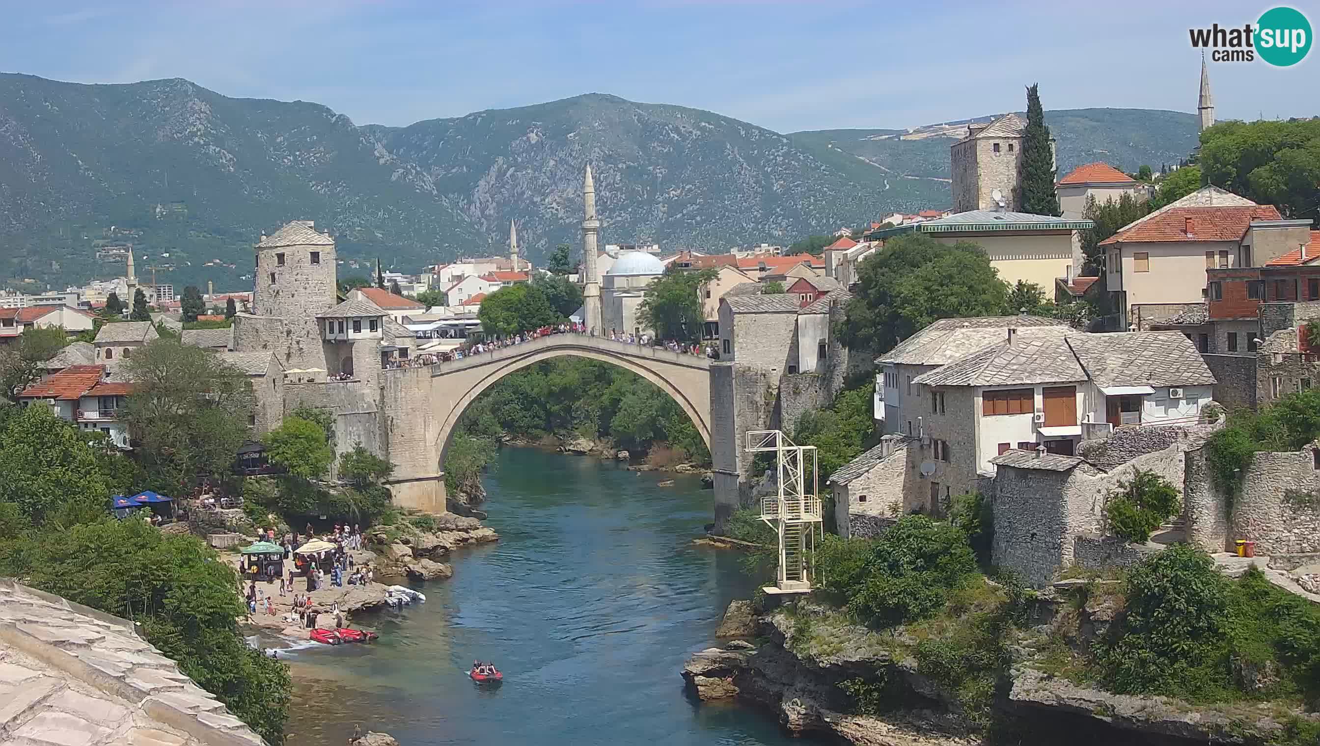 Spletna kamera Mostar – Stari Most in reka Neretva