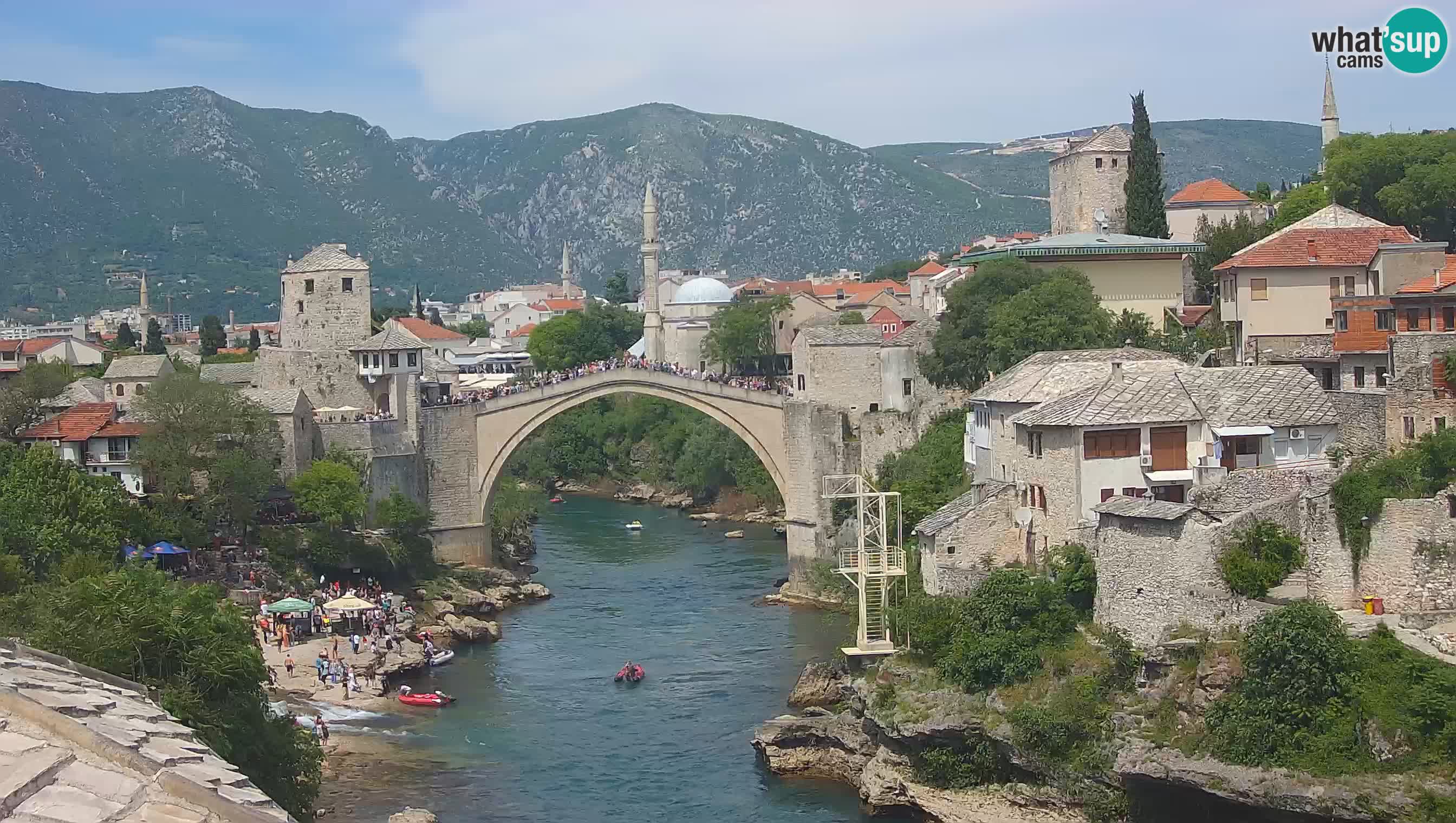Spletna kamera Mostar – Stari Most in reka Neretva