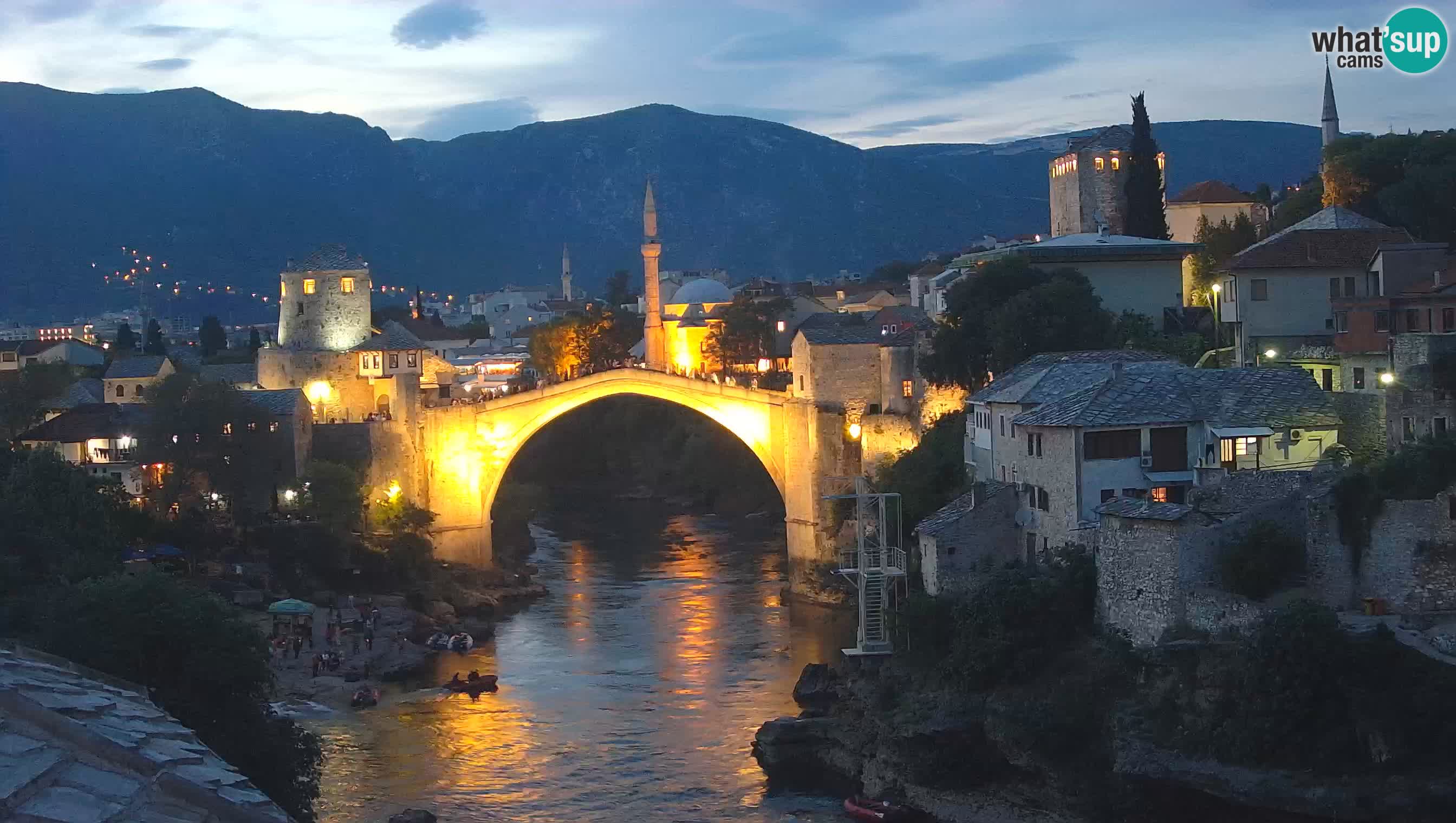 Webcam Mostar – Il Ponte Vecchio sul fiume Neretva