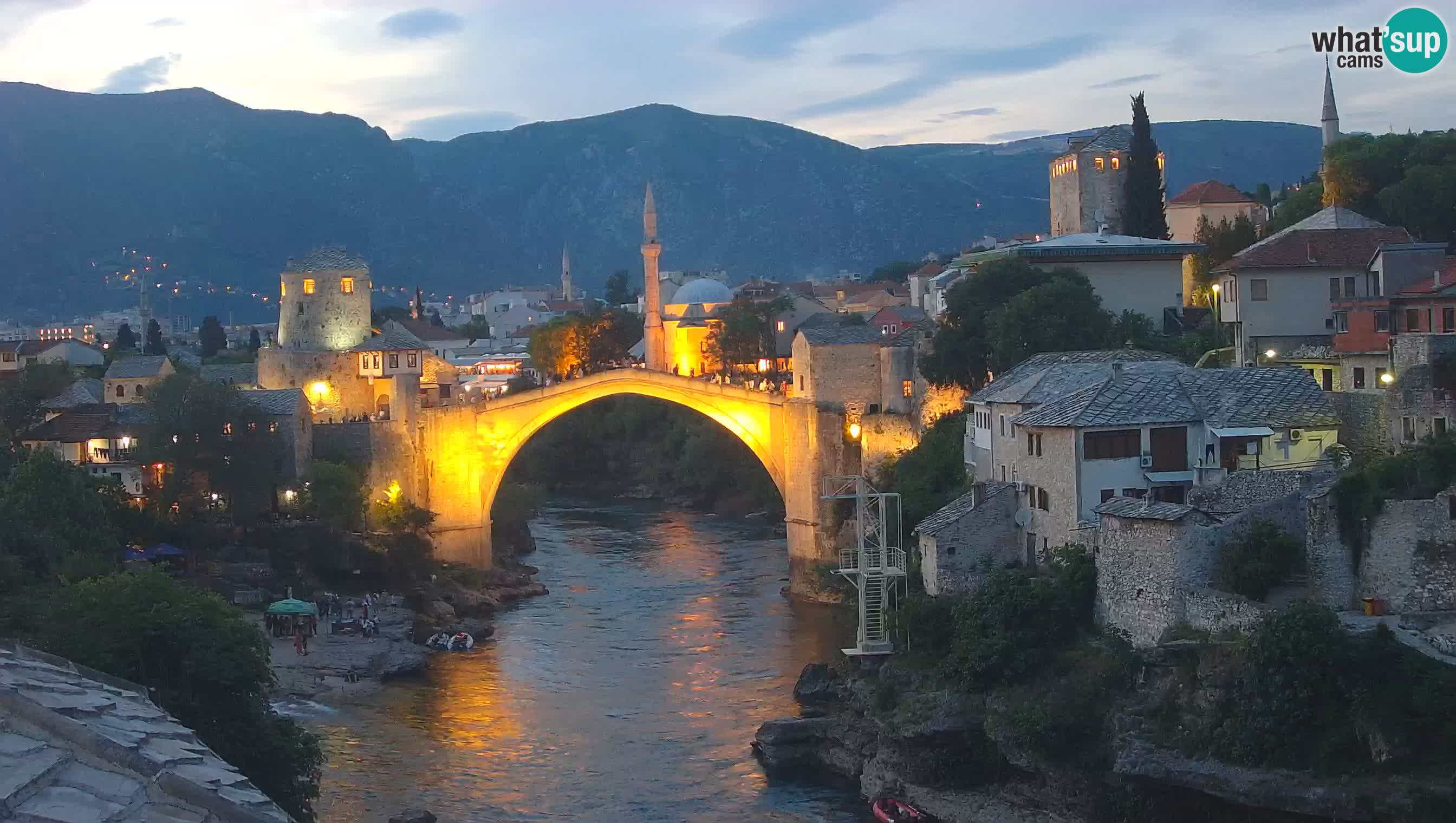 Mostar webcam – LIVE Old Bridge and Neretva river