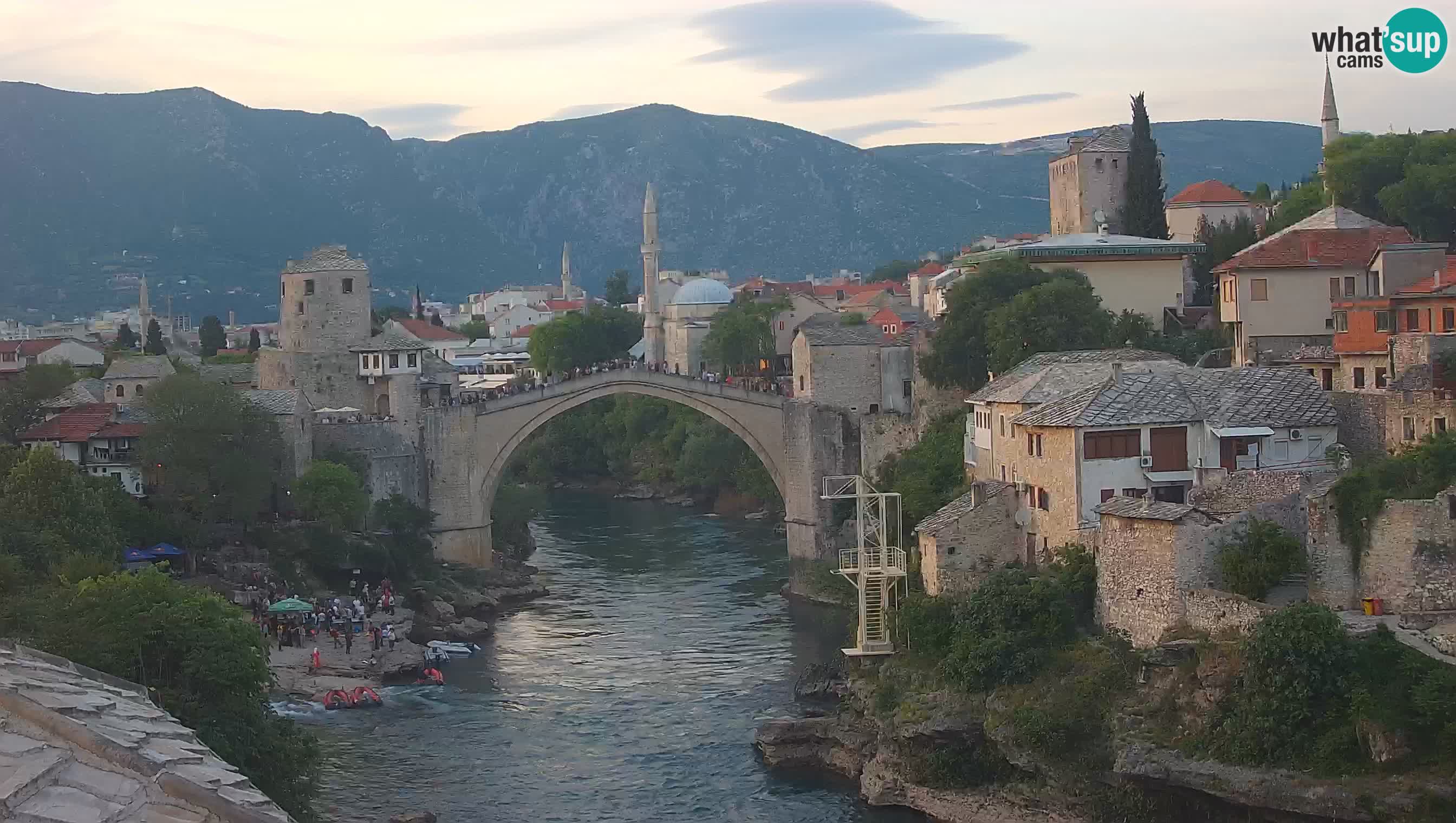 Mostar web kamera – Stari Most i rijeka Neretva – Goa Mostar
