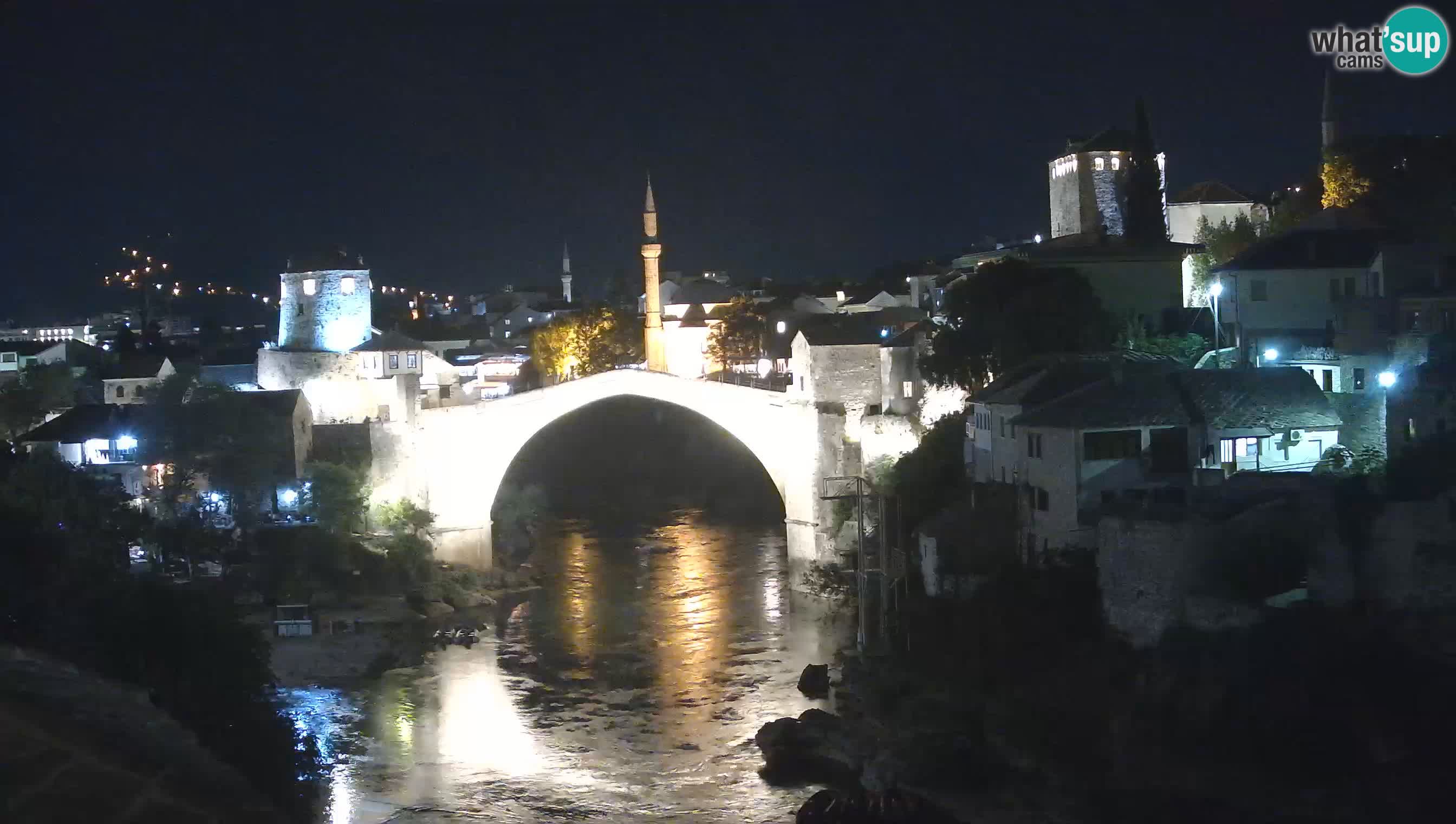 Cámara web de Mostar – El Viejo Puente sobre el río Neretva