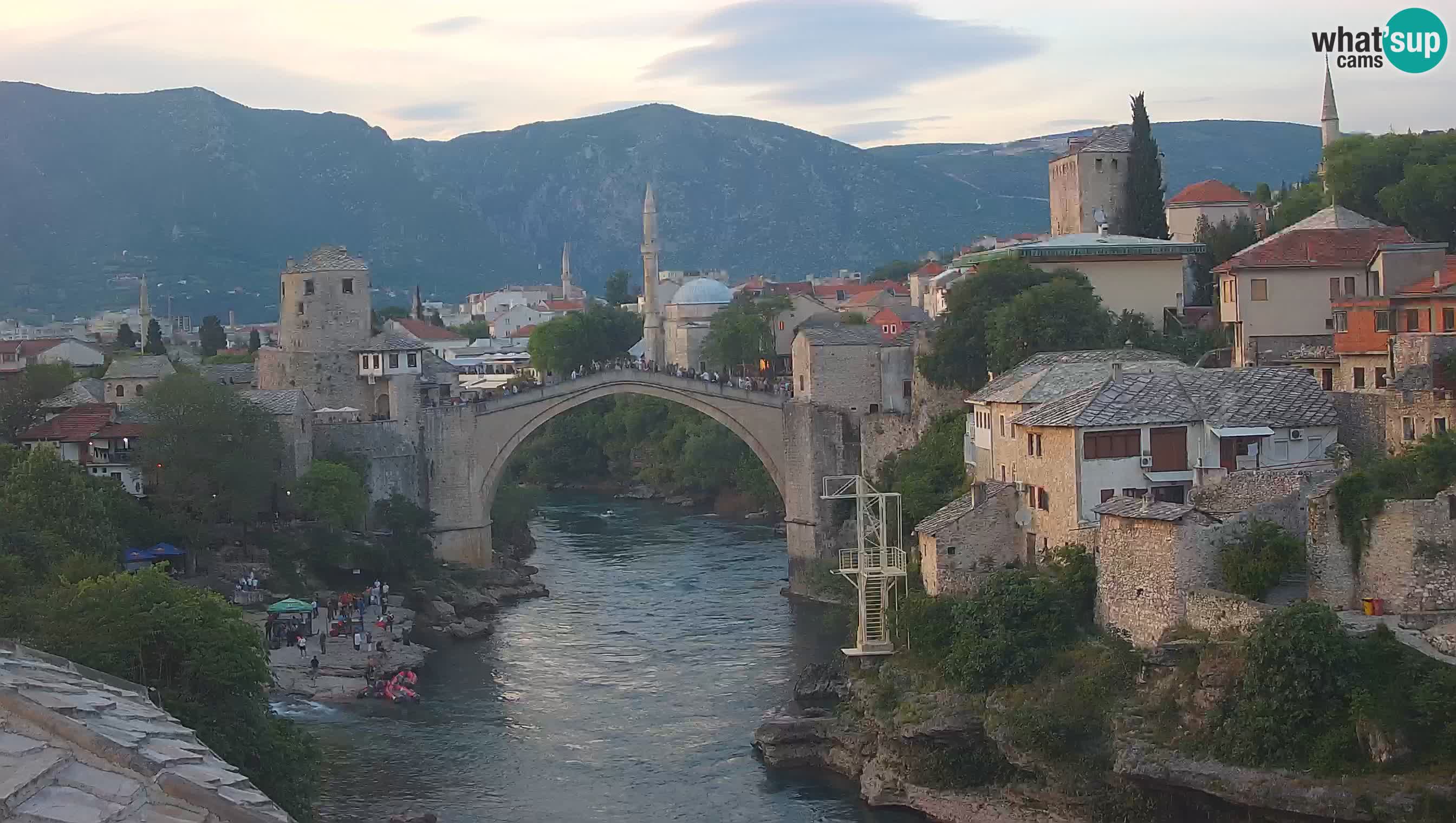 Mostar webcam – LIVE Old Bridge and Neretva river