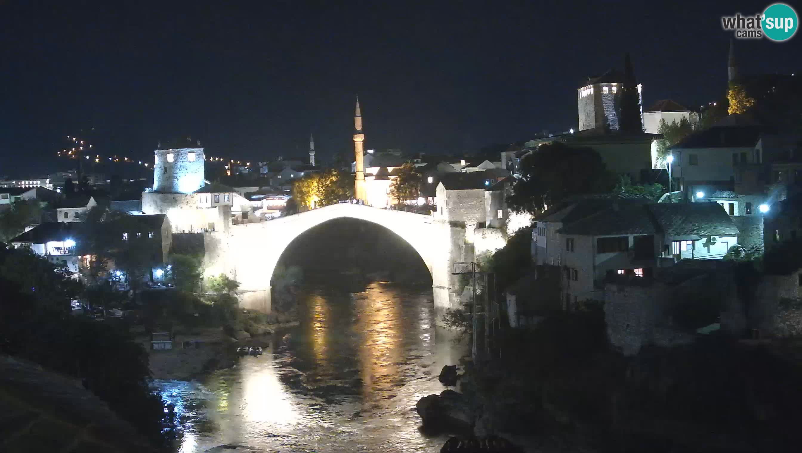 Webcam de Mostar – Le Vieux Pont sur la rivière Neretva