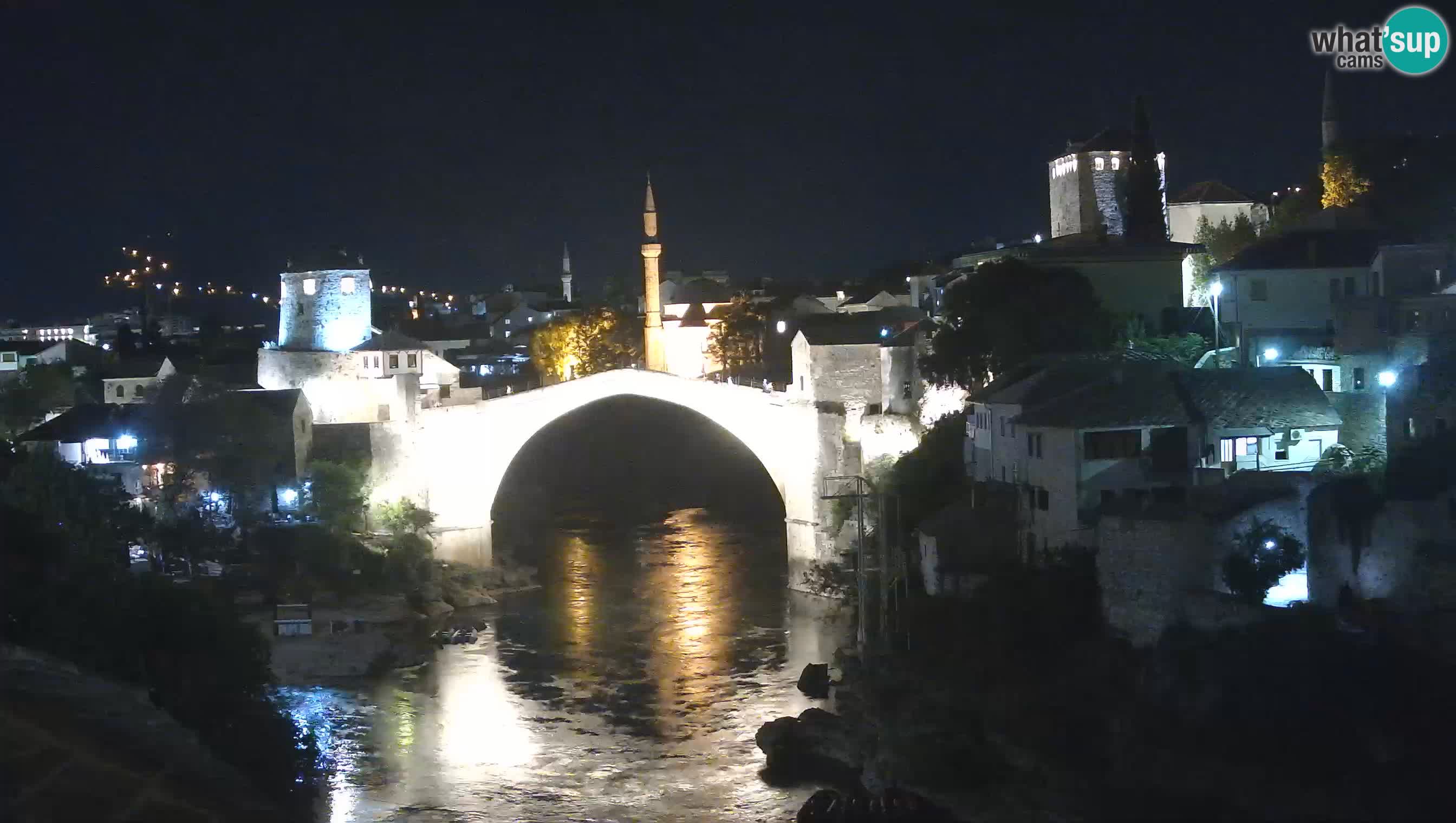 Cámara web de Mostar – El Viejo Puente sobre el río Neretva