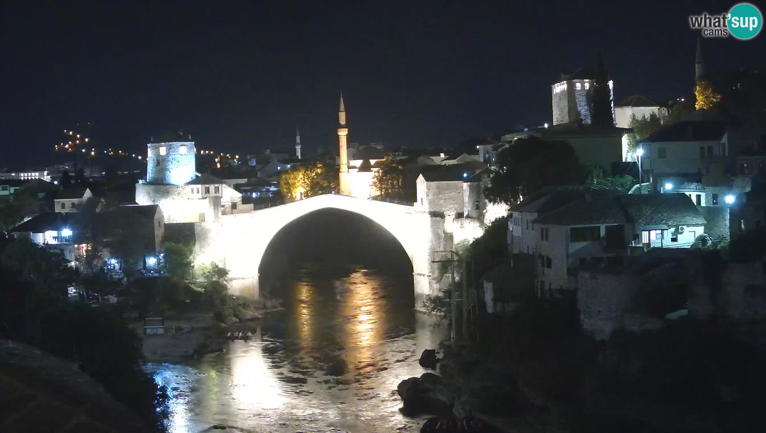 Cámara web de Mostar – El Viejo Puente sobre el río Neretva
