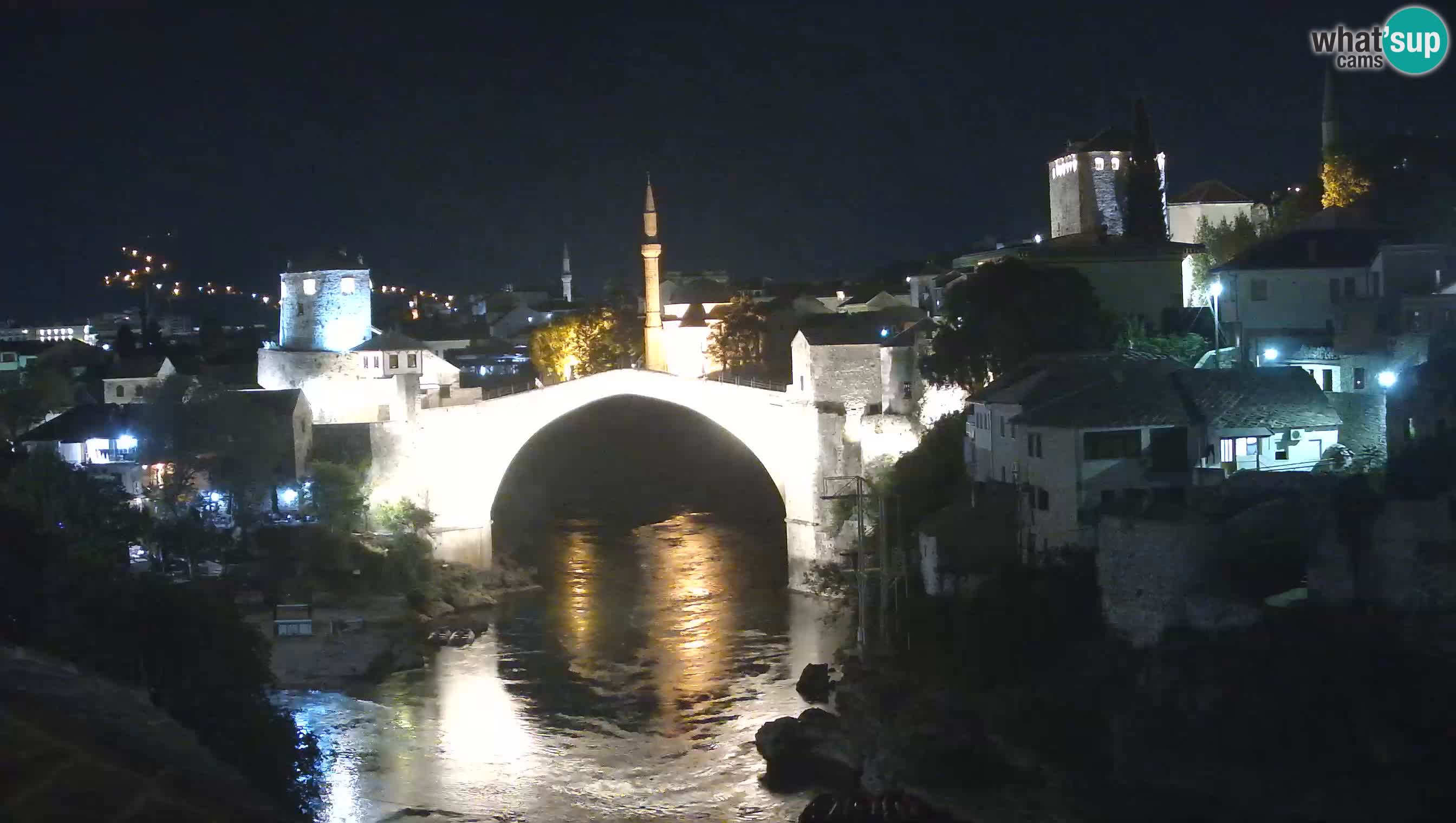 Cámara web de Mostar – El Viejo Puente sobre el río Neretva