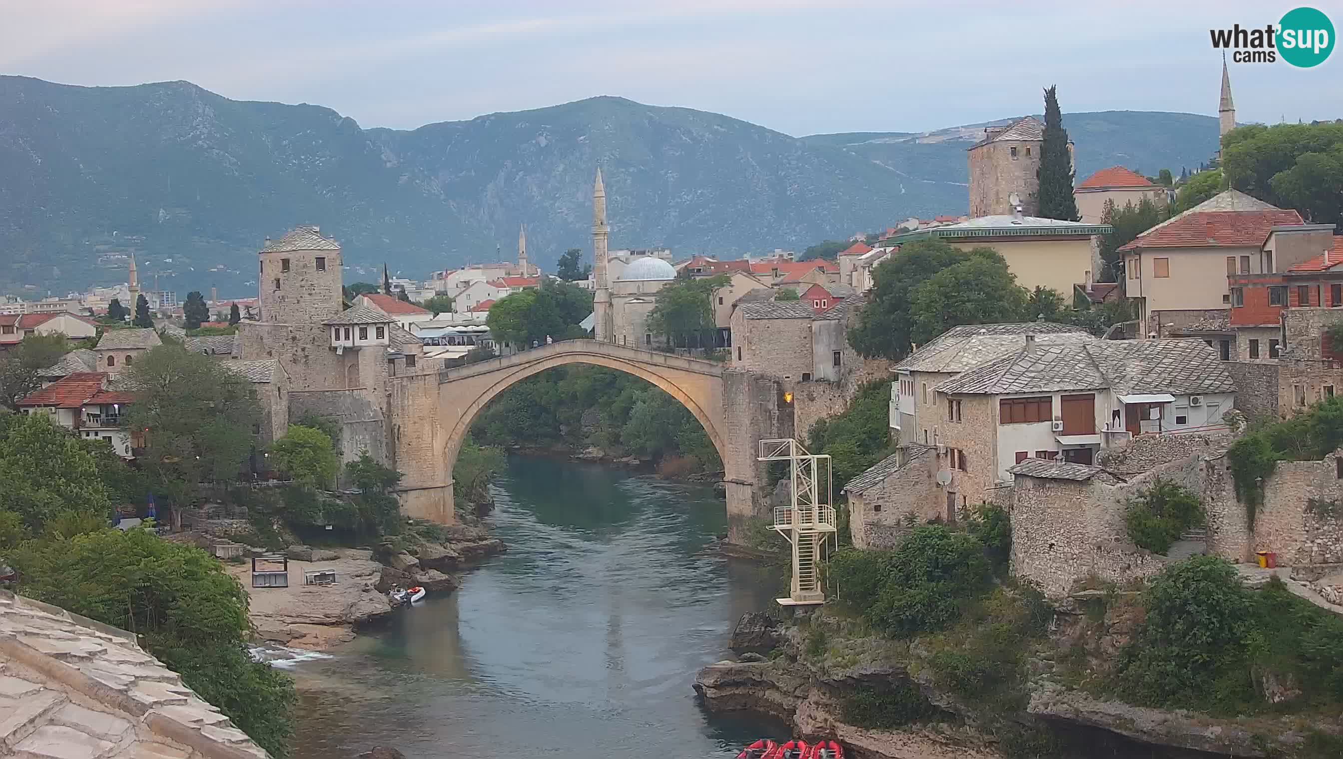 Spletna kamera Mostar – Stari Most in reka Neretva
