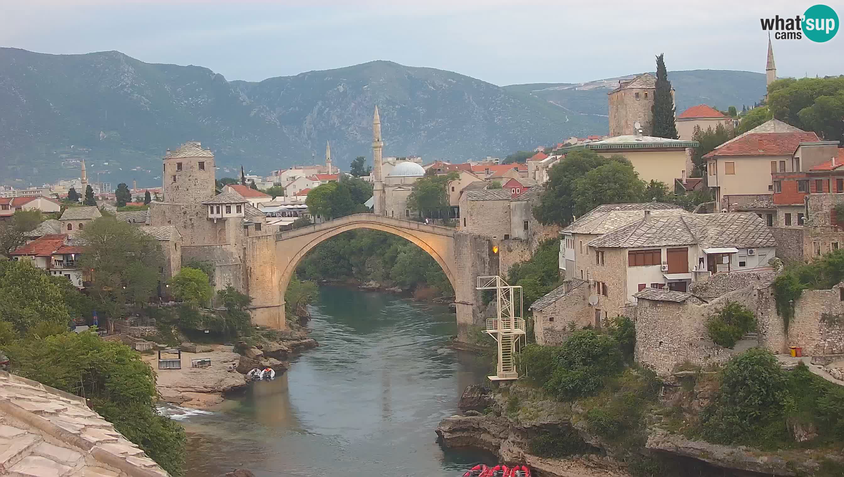 Webcam Mostar – Il Ponte Vecchio sul fiume Neretva