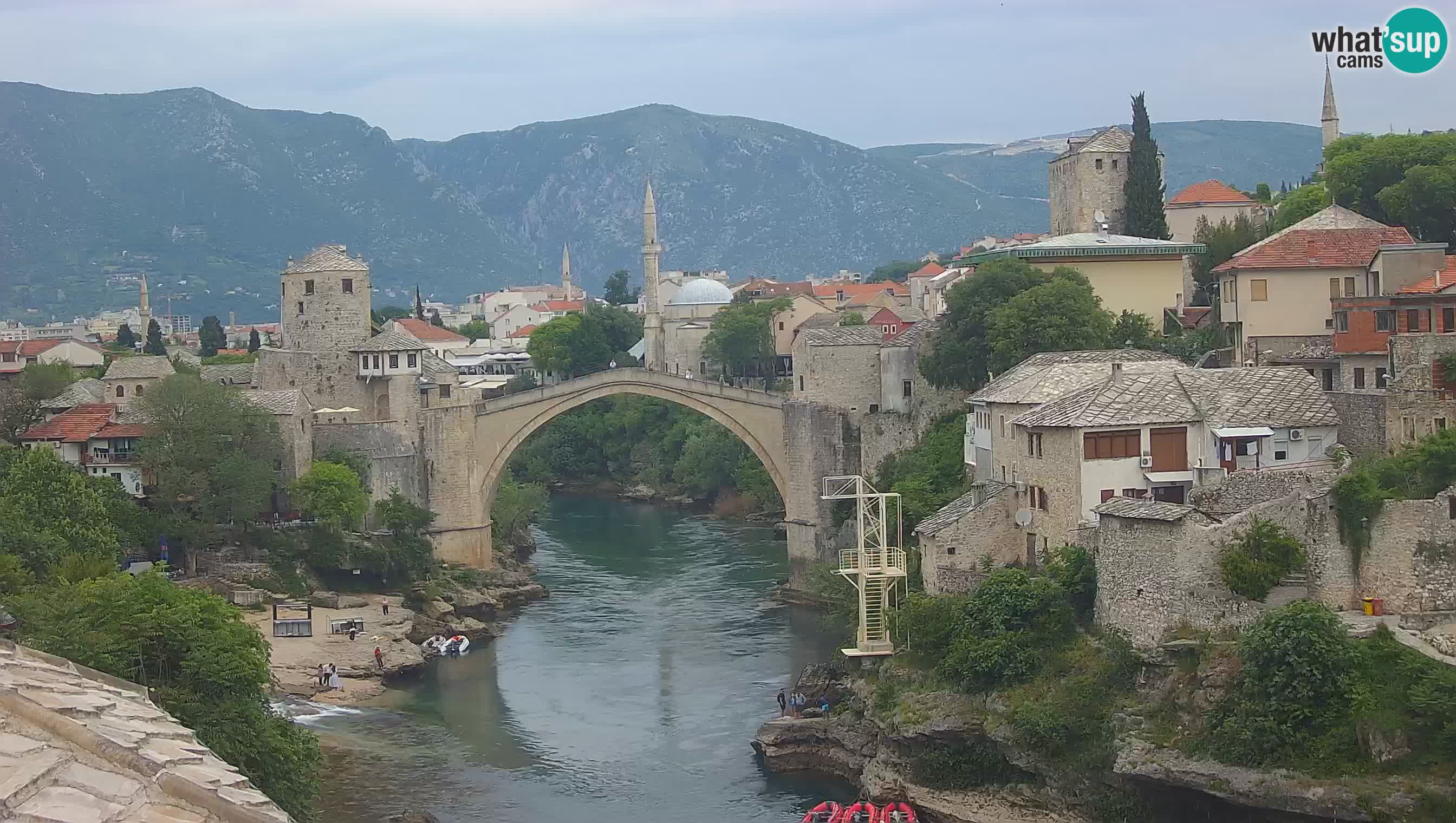 Spletna kamera Mostar – Stari Most in reka Neretva