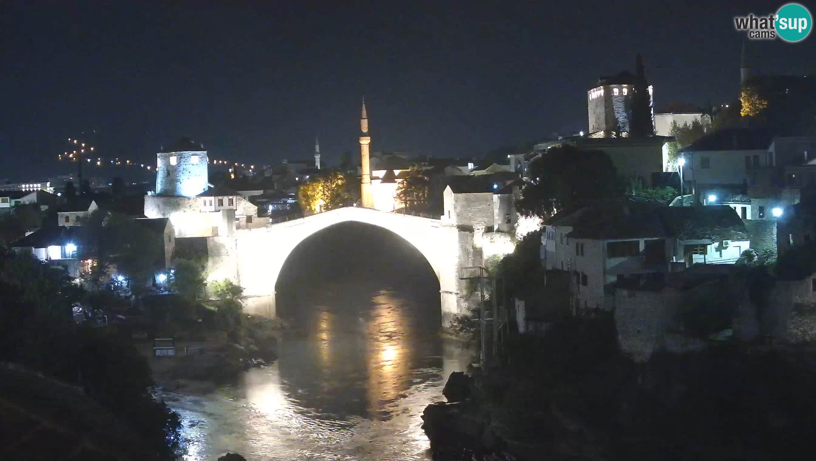 Cámara web de Mostar – El Viejo Puente sobre el río Neretva