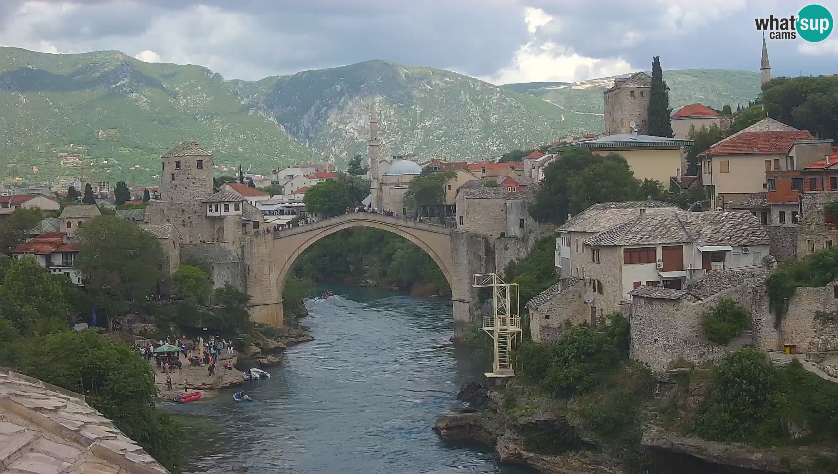 Webcam Mostar – Il Ponte Vecchio sul fiume Neretva