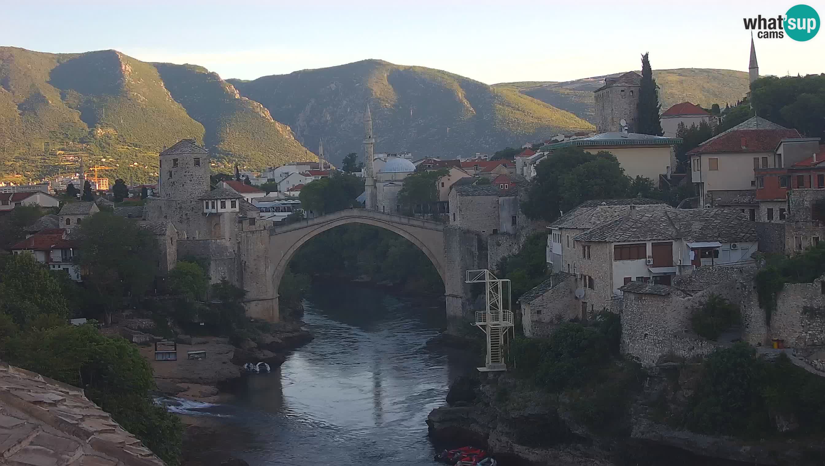 Mostar webcam – LIVE Old Bridge and Neretva river