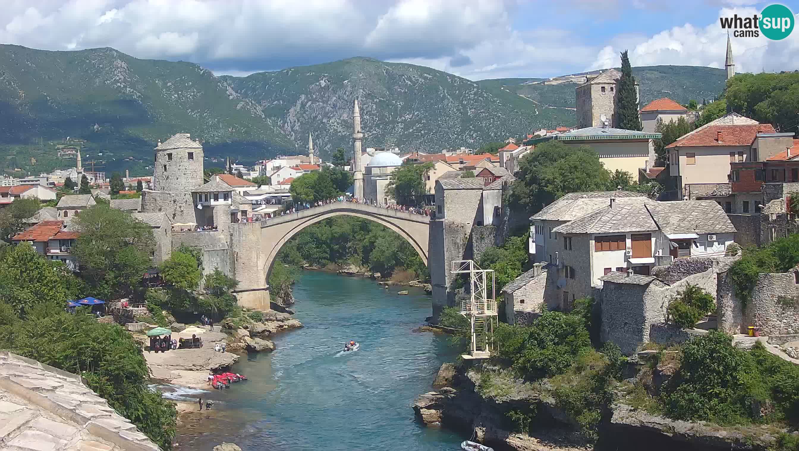 Spletna kamera Mostar – Stari Most in reka Neretva