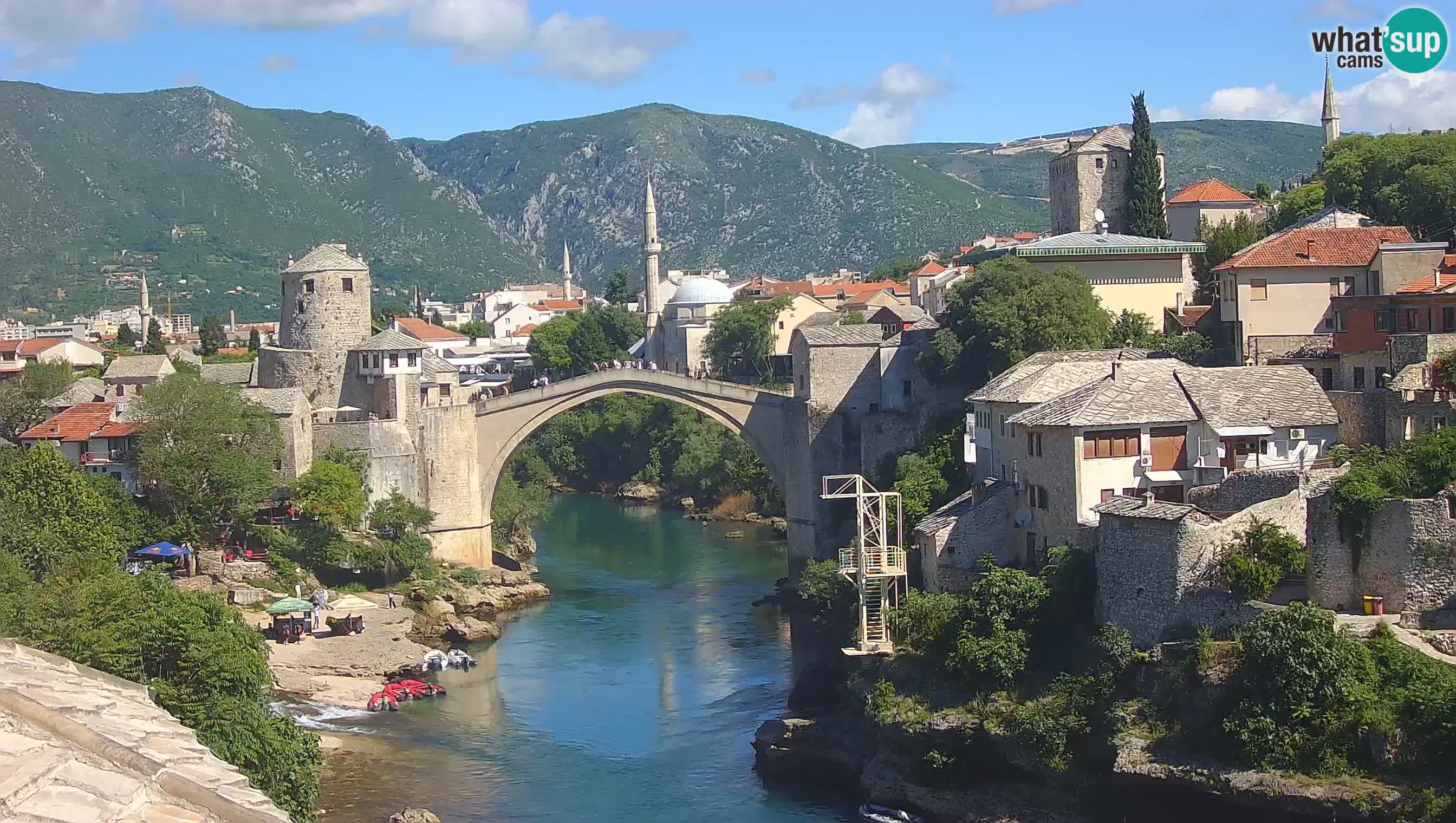 Spletna kamera Mostar – Stari Most in reka Neretva