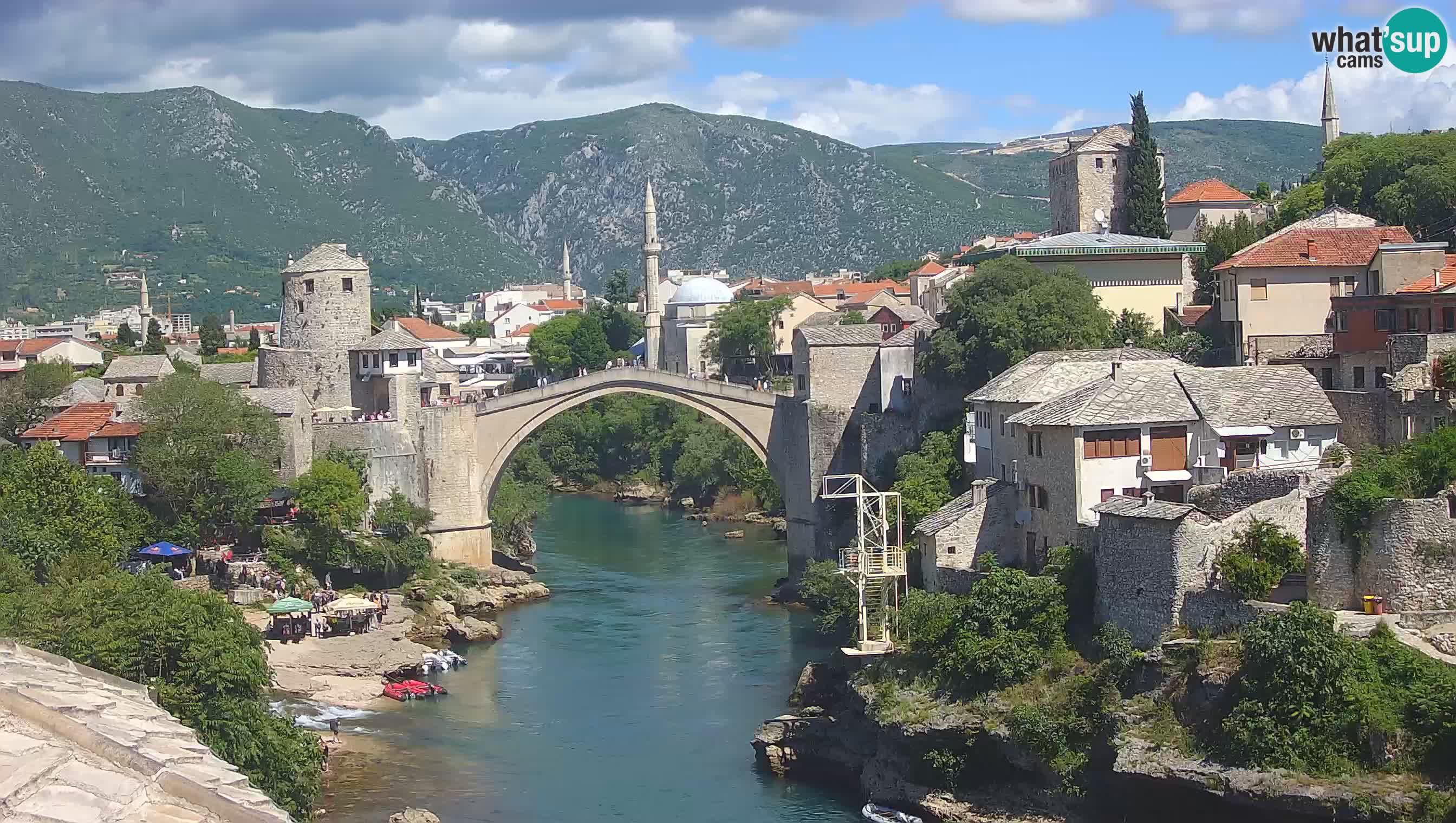 Spletna kamera Mostar – Stari Most in reka Neretva