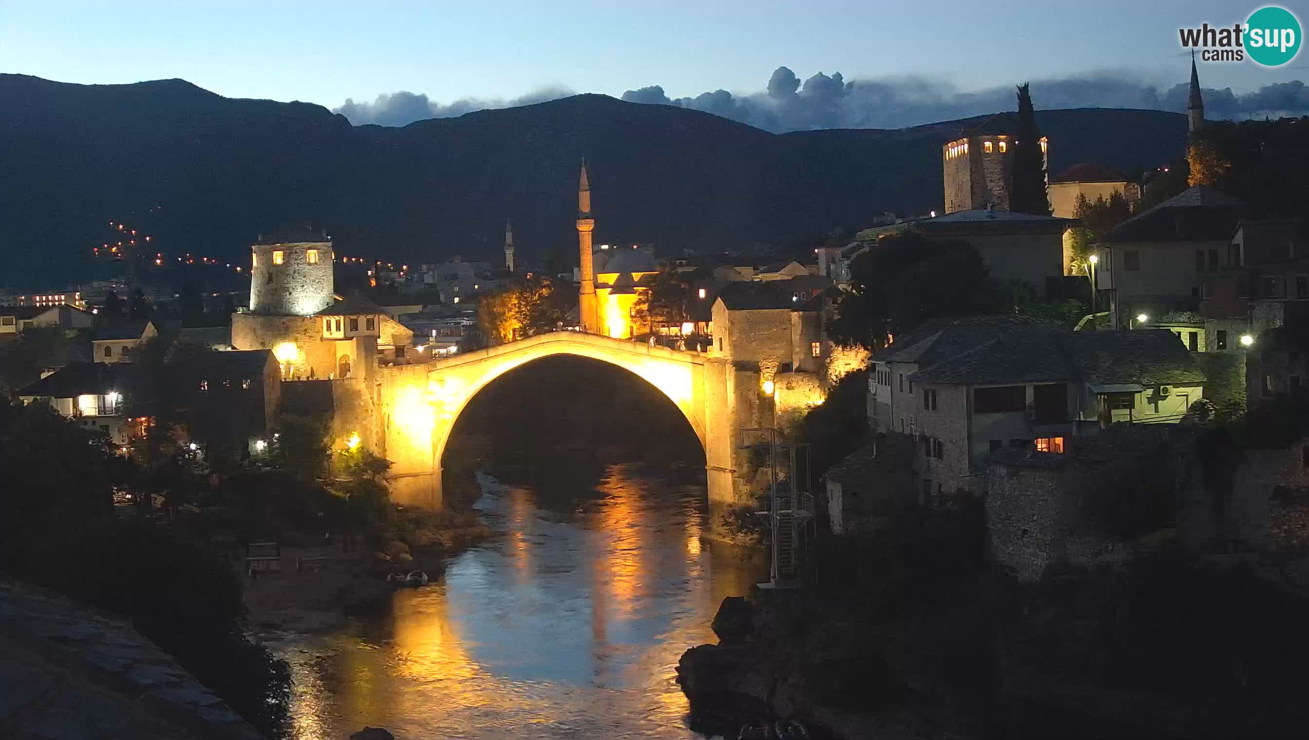 Mostar web kamera – Stari Most i rijeka Neretva – Goa Mostar