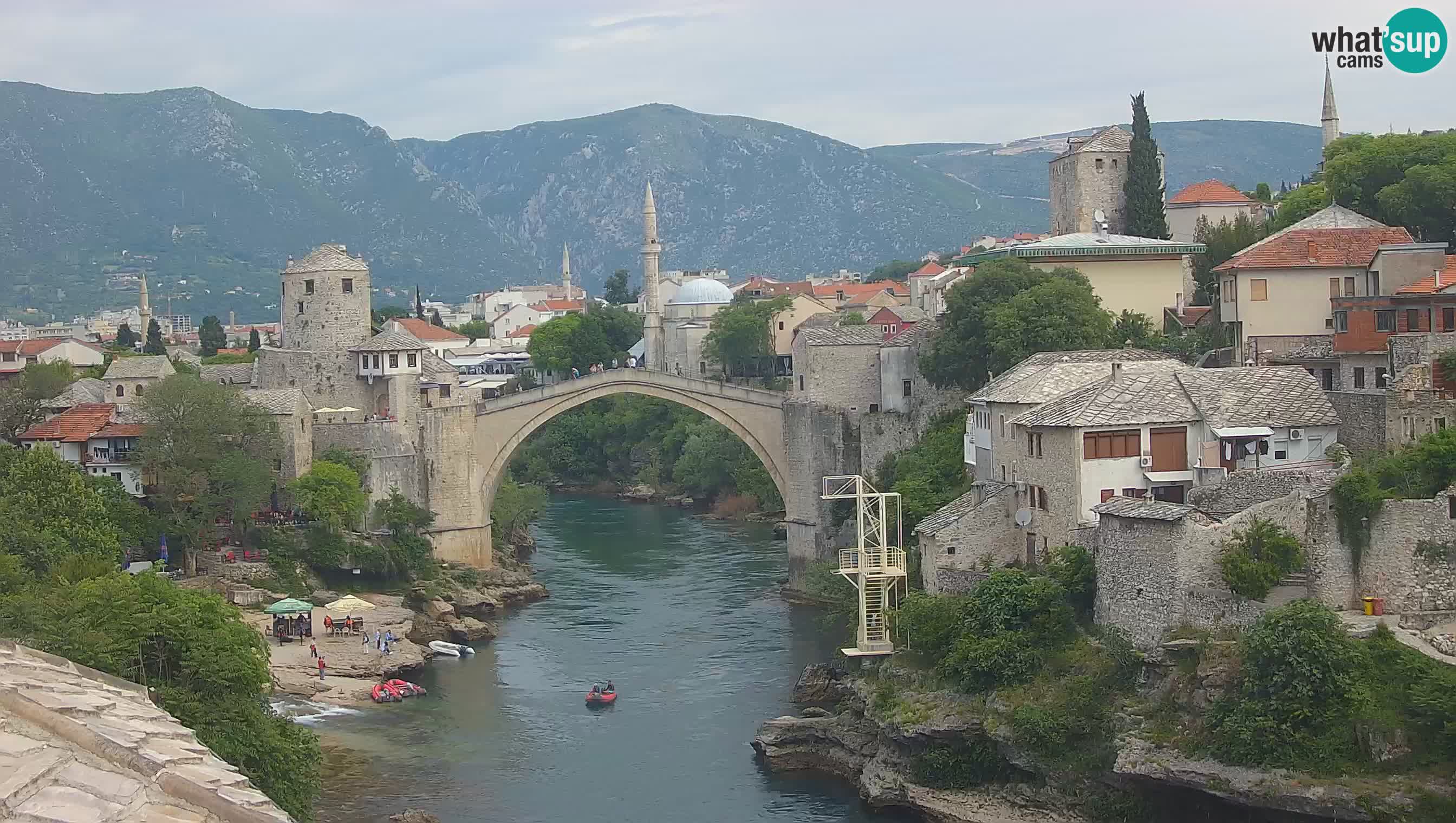 Spletna kamera Mostar – Stari Most in reka Neretva