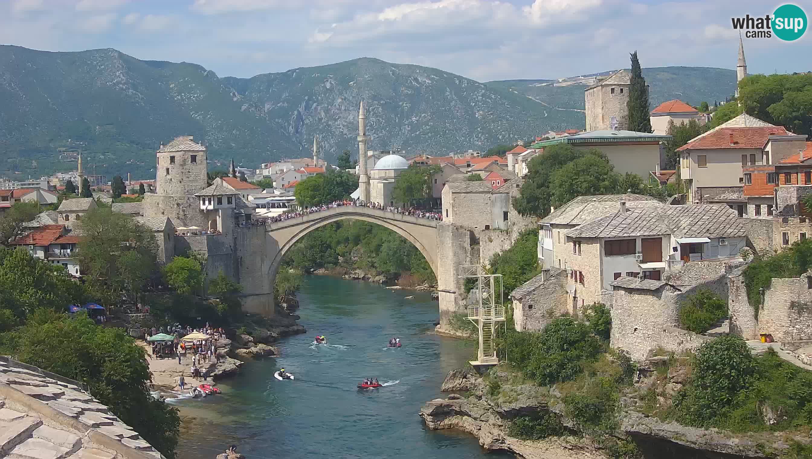 Spletna kamera Mostar – Stari Most in reka Neretva