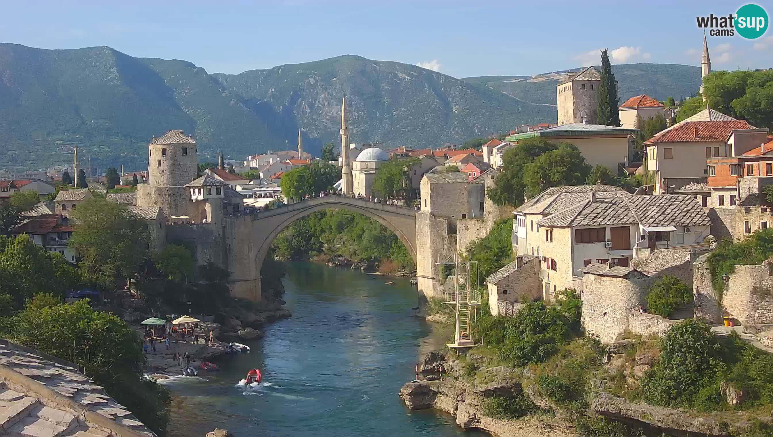 Mostar webcam – LIVE Old Bridge and Neretva river