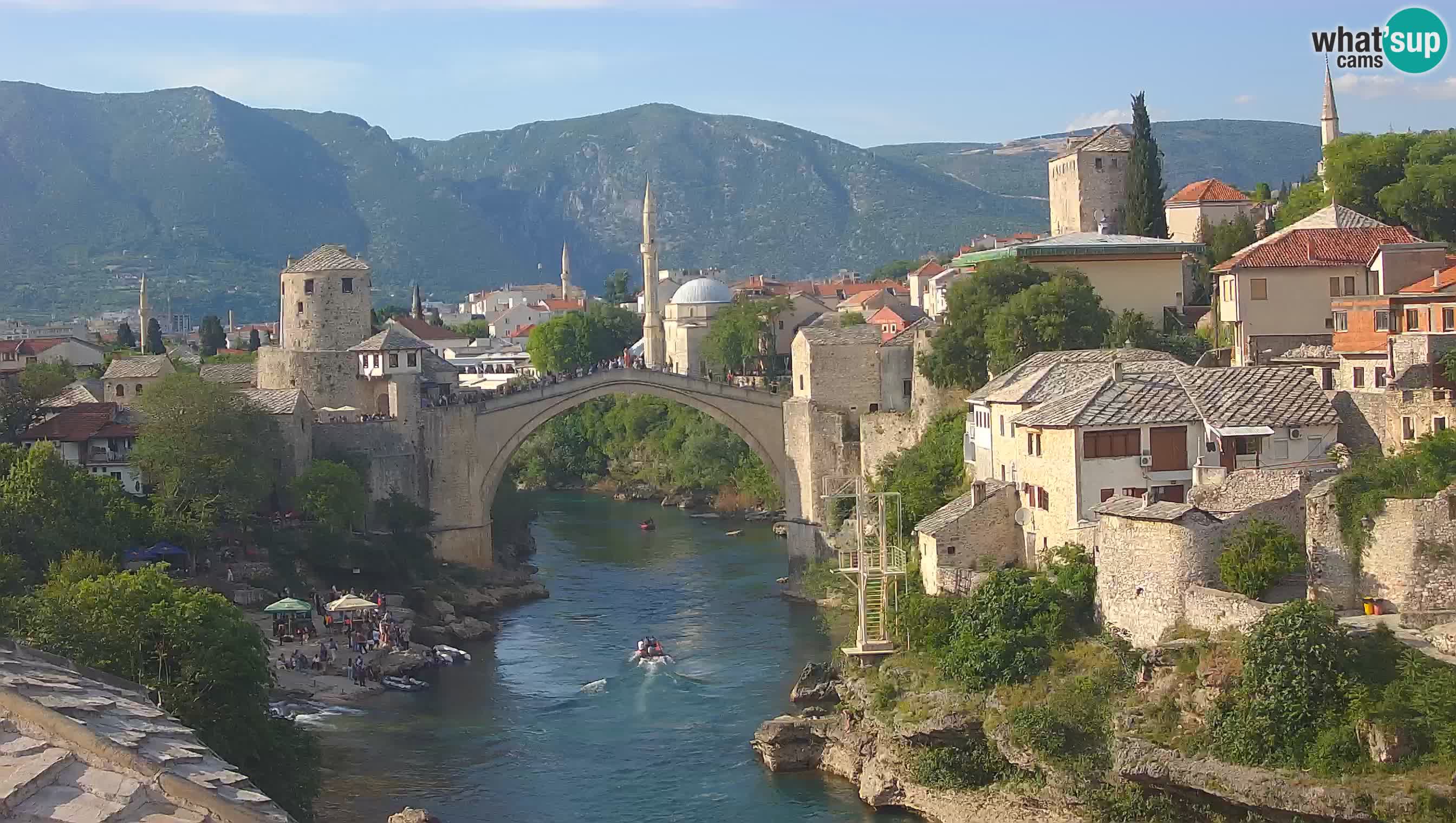 Webcam Mostar – Il Ponte Vecchio sul fiume Neretva