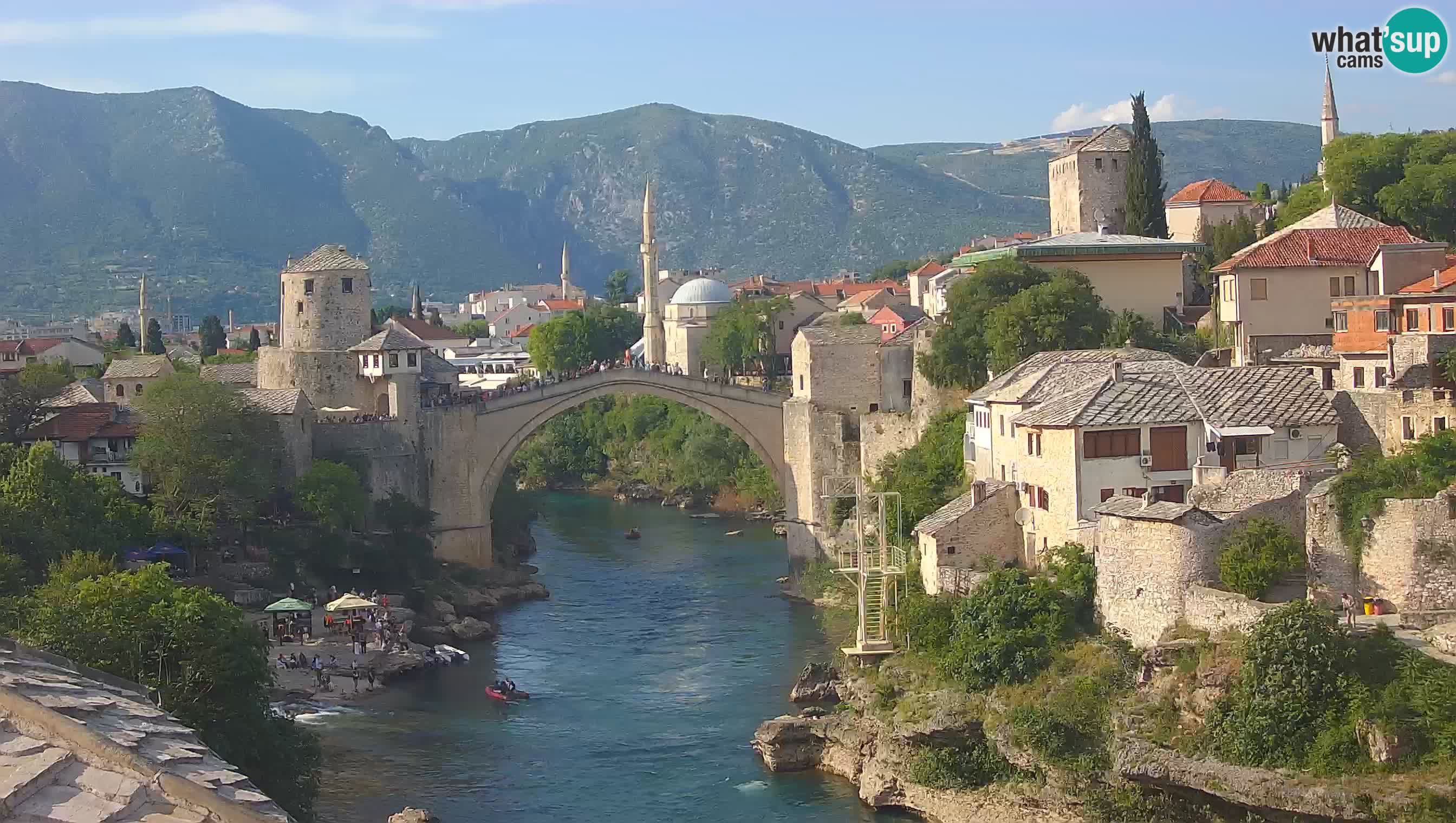 Mostar webcam – LIVE Old Bridge and Neretva river