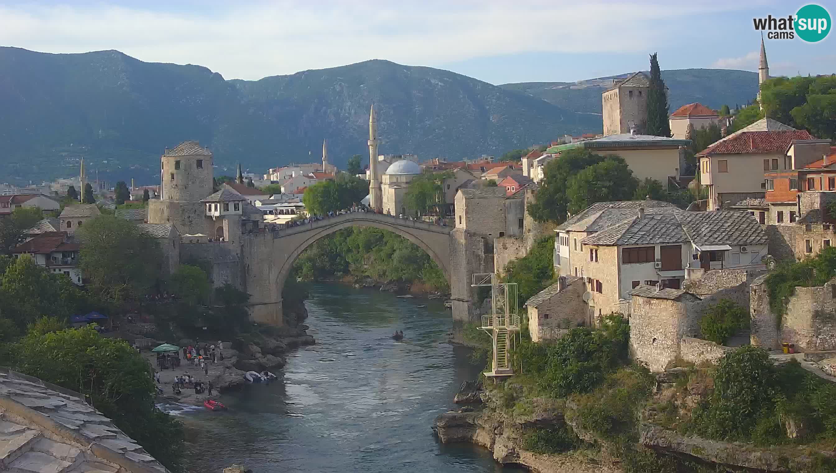 Webcam Mostar – Il Ponte Vecchio sul fiume Neretva