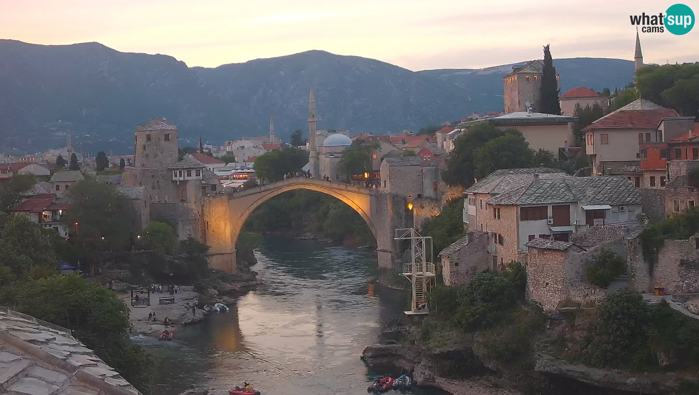 Mostar webcam – LIVE Old Bridge and Neretva river