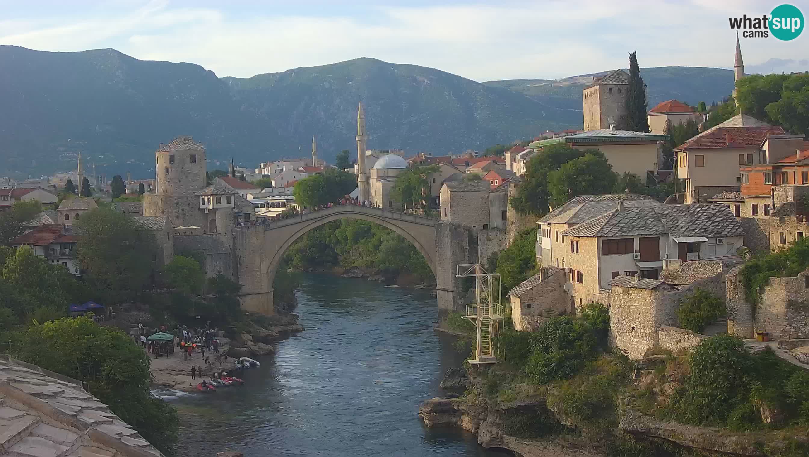Mostar webcam – LIVE Old Bridge and Neretva river